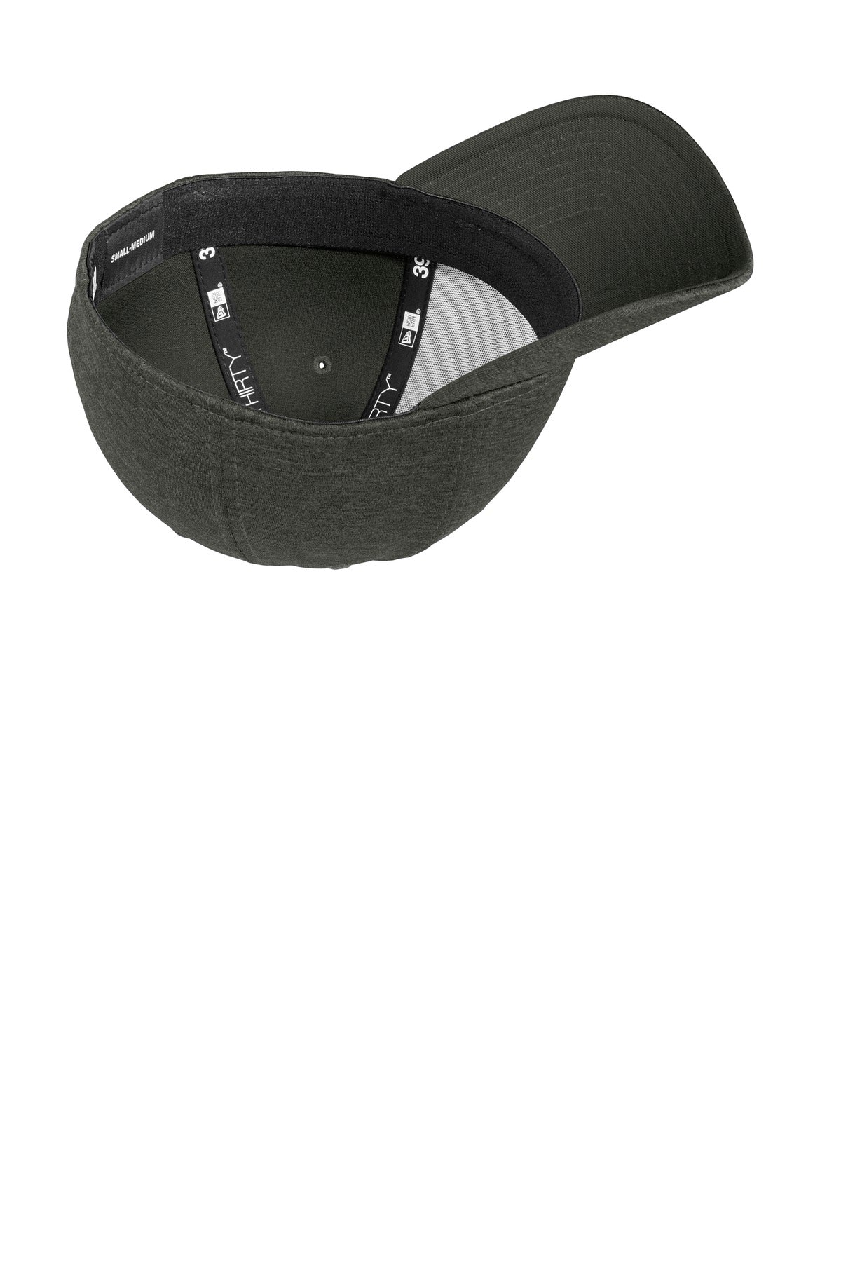 Inside View of Black Shad Hth New Era Shadow Stretch Heather Cap. NE703