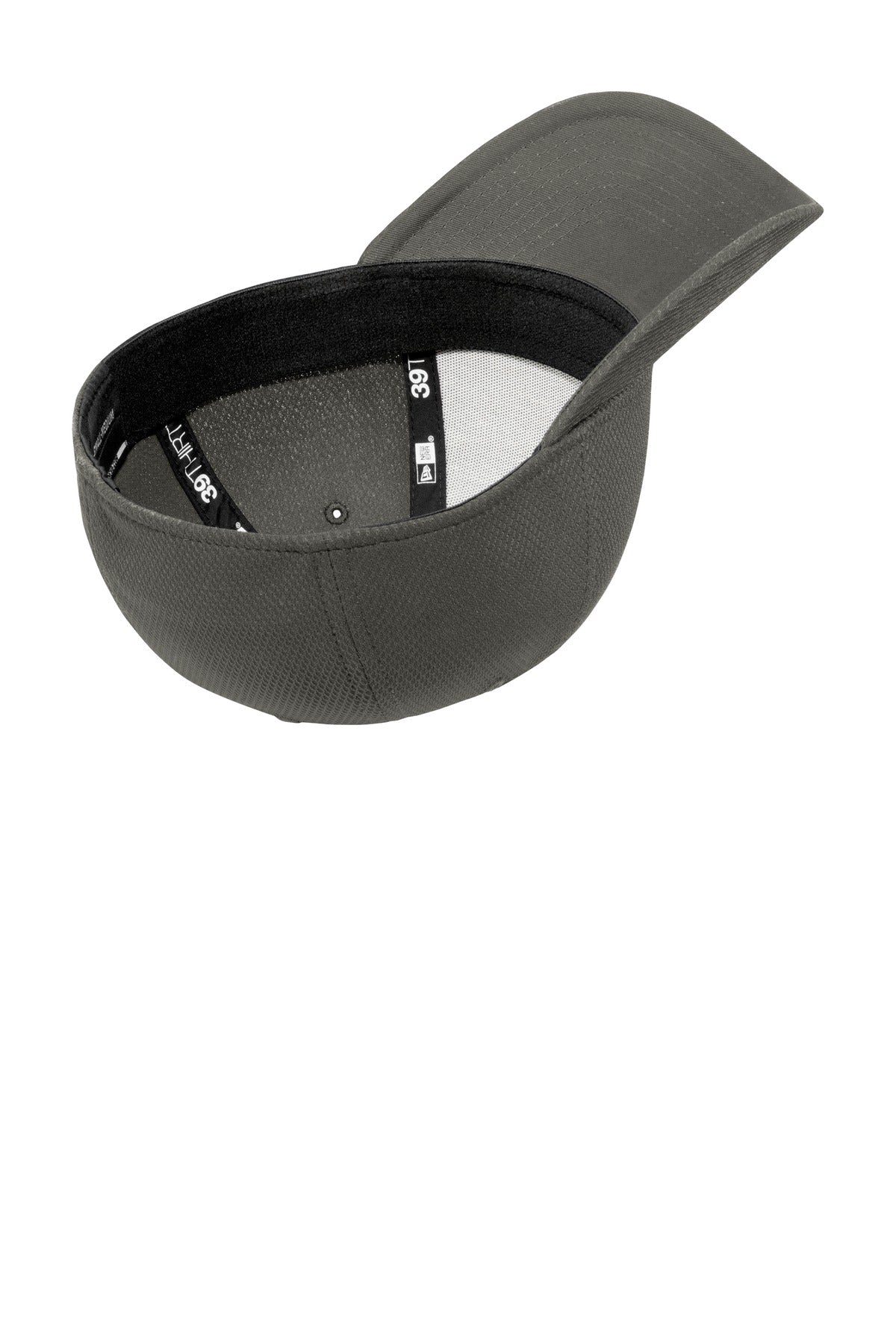 Inside View of Graphite New Era Diamond Era Stretch Cap. NE1121
