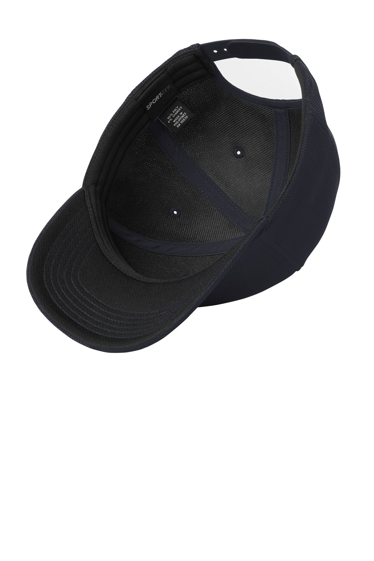 Inside View of Graphite Sport-Tek Action Snapback Cap. STC50