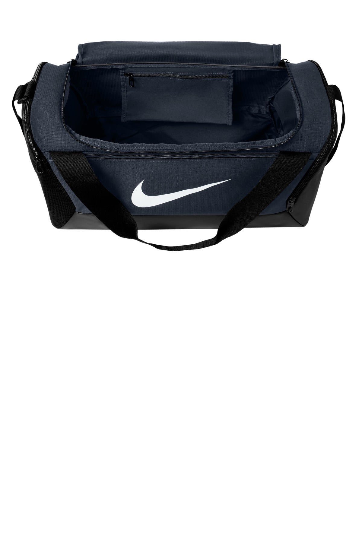 Inside View of MdntNavy Nike Brasilia Small Duffel NKDM3976