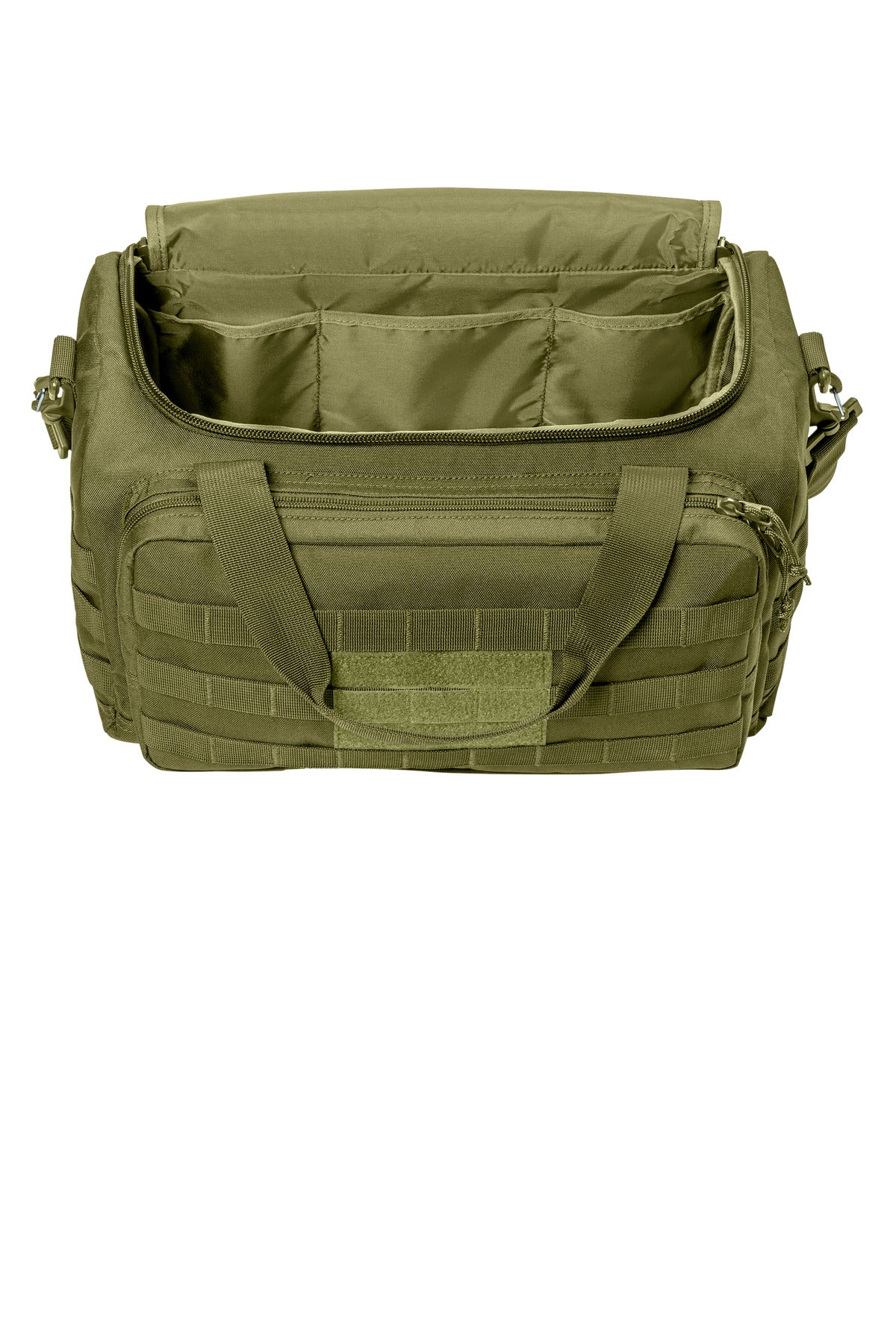Inside View of OlvDrabGn CornerStone Tactical Gear Bag CSB816