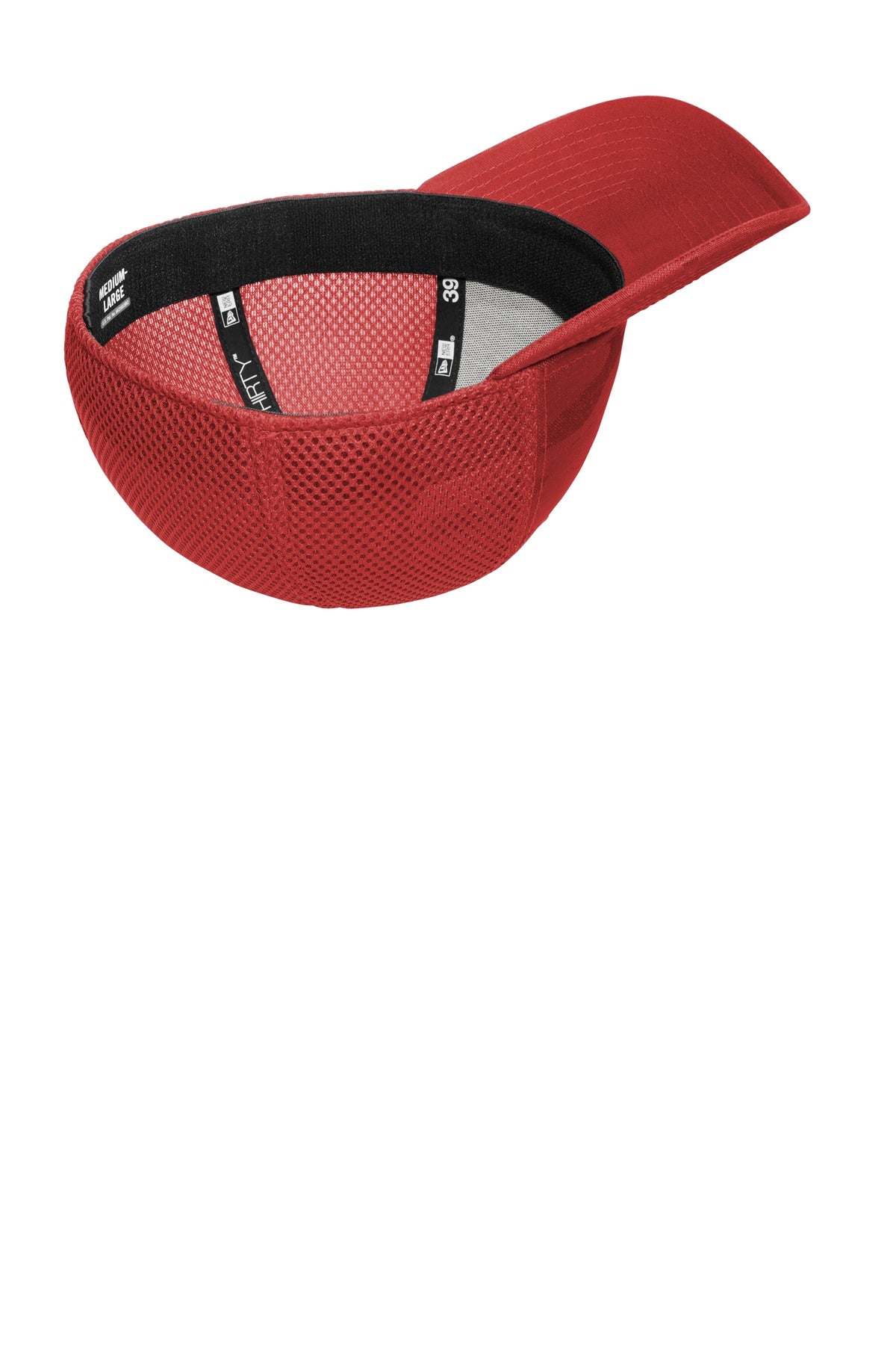 Inside View of Red Camo New Era Tonal Camo Stretch Tech Mesh Cap NE1091