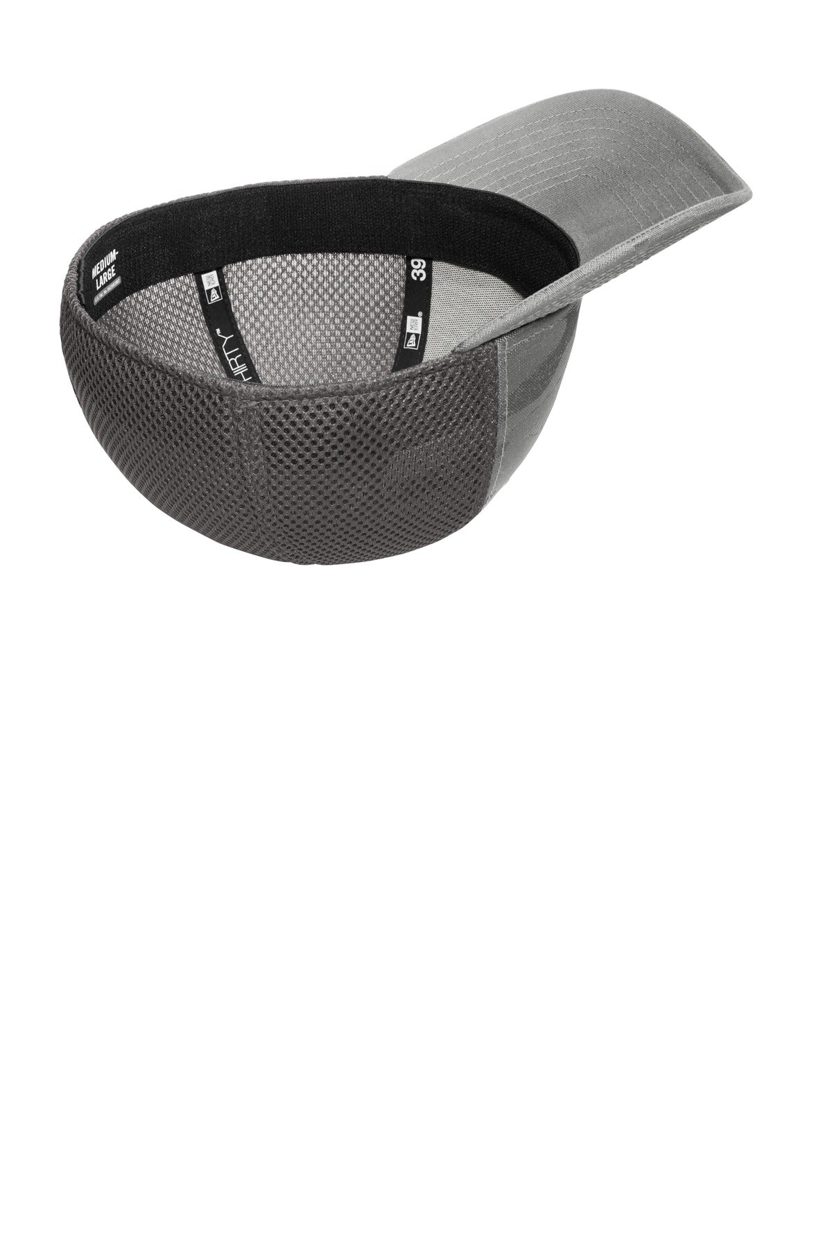 Inside View of Rnst Gy Ca/Gra New Era Tonal Camo Stretch Tech Mesh Cap NE1091