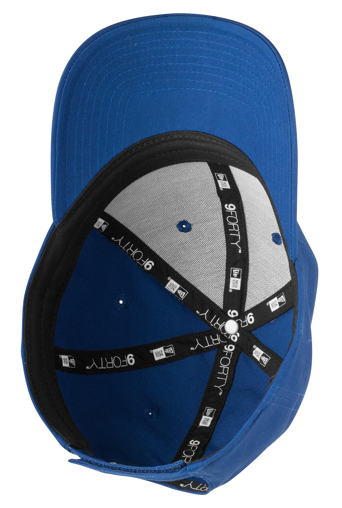 Inside View of Royal New Era - Adjustable Structured Cap. NE200