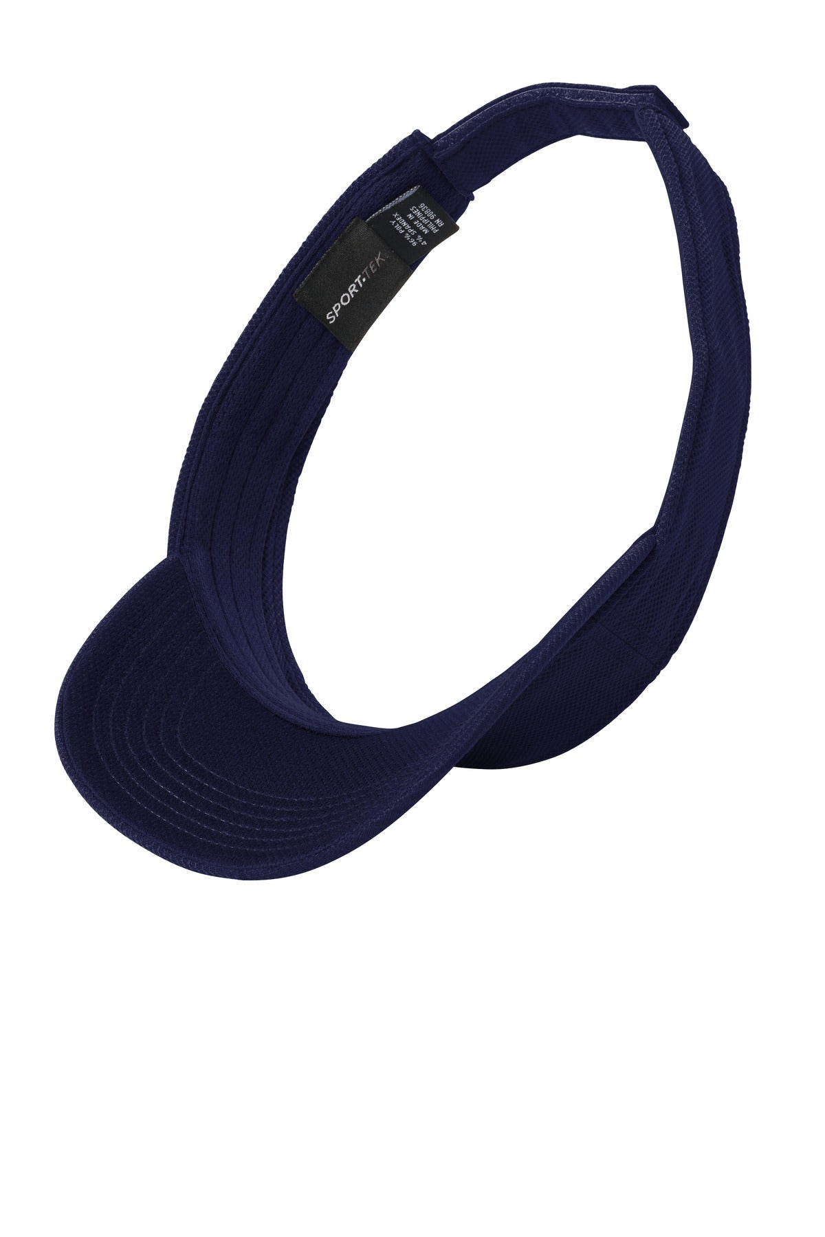 Inside View of True Navy Sport-Tek Action Visor. STC51