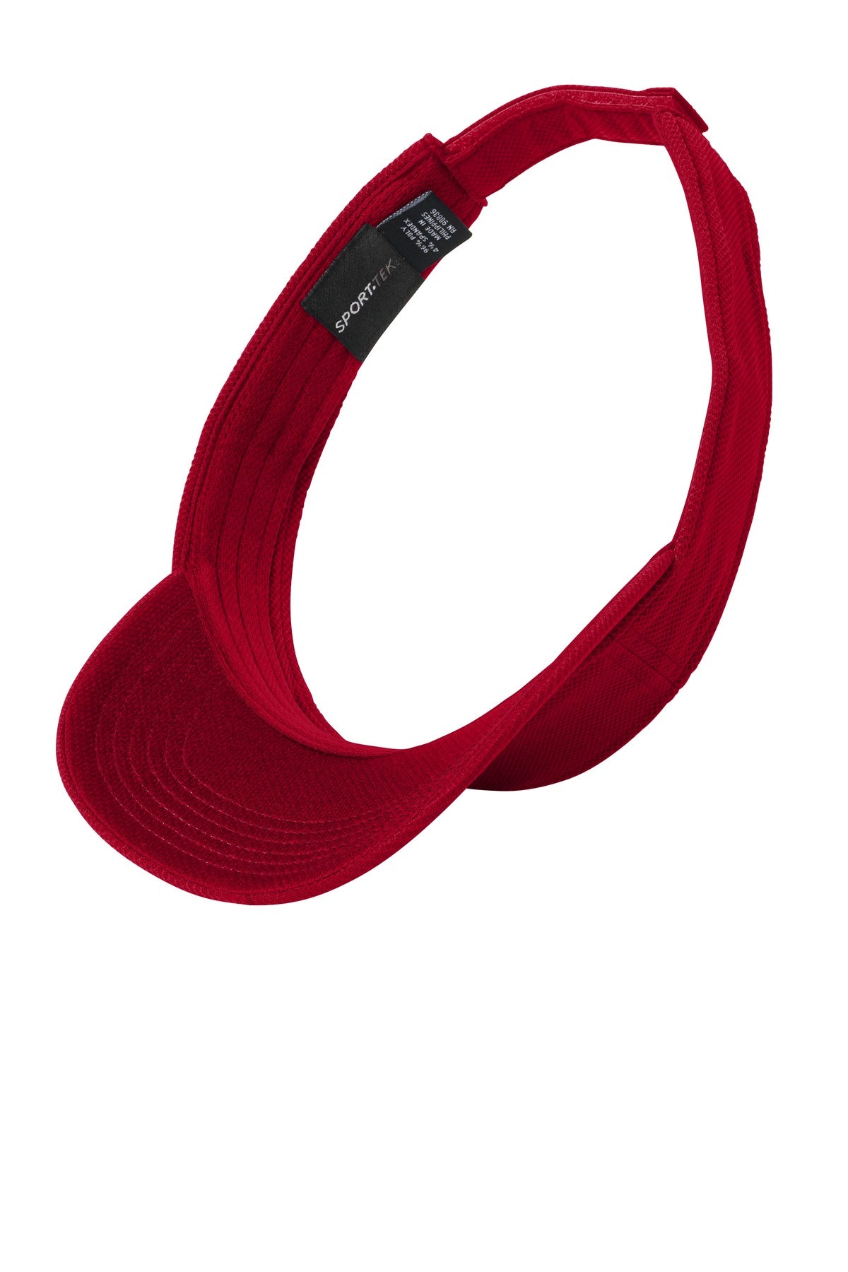 Inside View of True Red Sport-Tek Action Visor. STC51