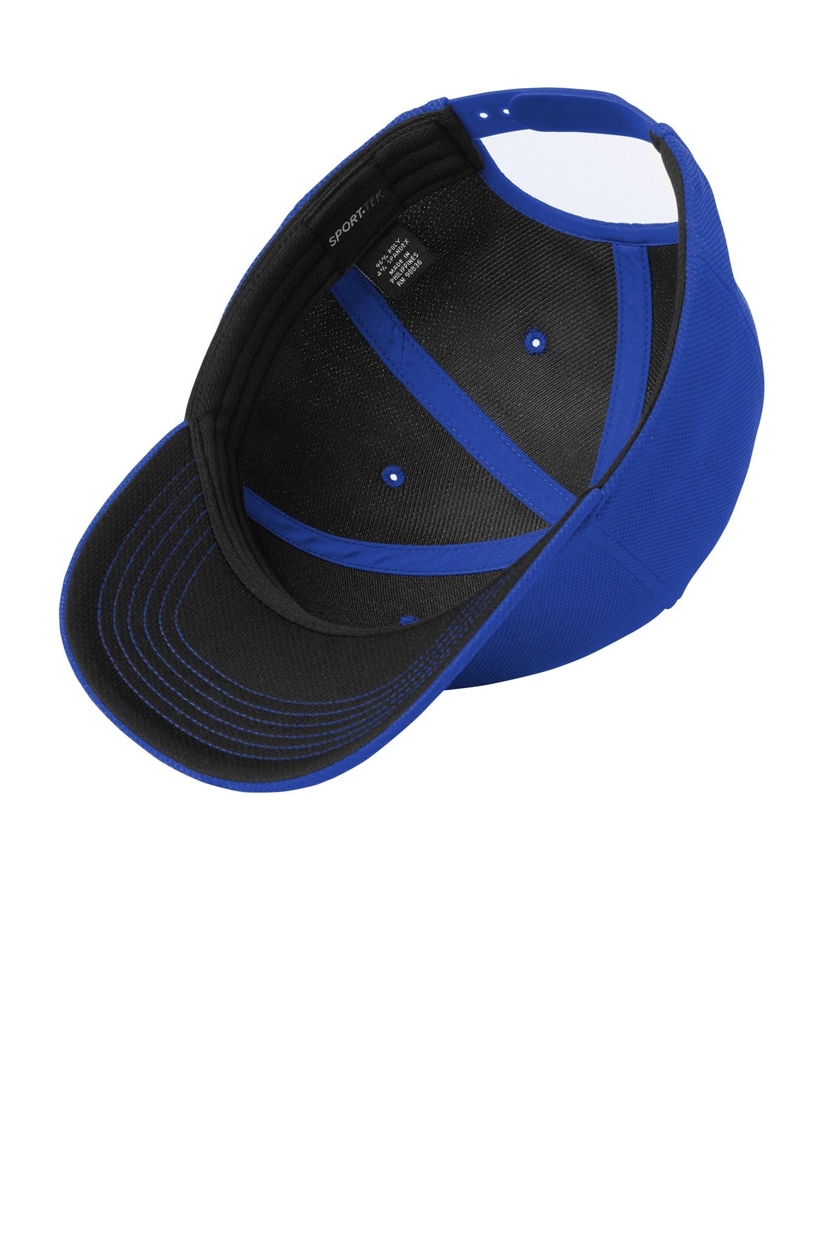 Inside View of True Royal Sport-Tek Action Snapback Cap. STC50