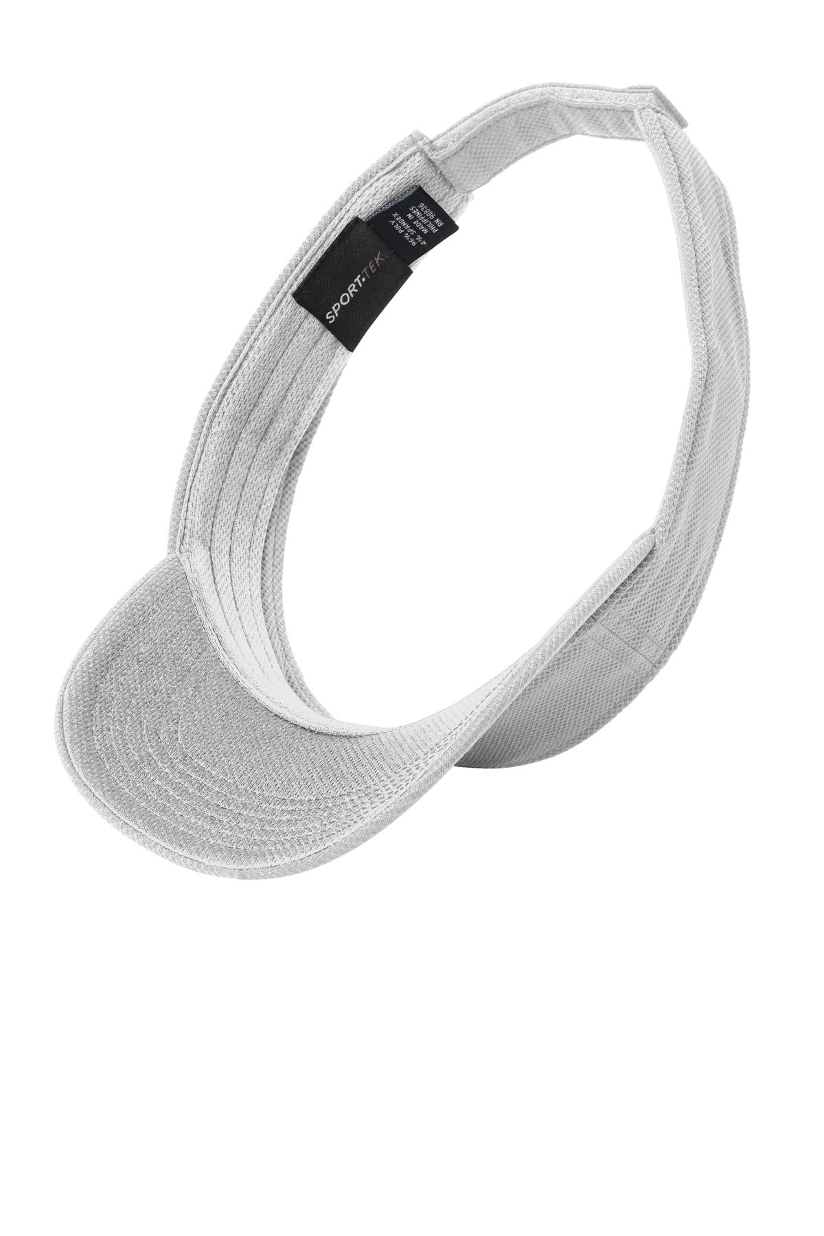 Inside View of White Sport-Tek Action Visor. STC51