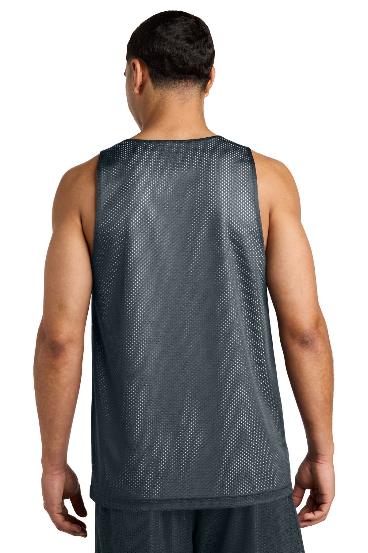 IrGy/White Sport-Tek PosiCharge Reversible Mesh Tank ST5000