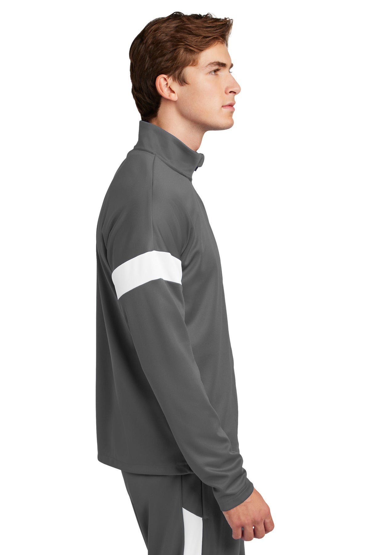 IrGy/White Sport-Tek Travel Full-Zip Jacket ST800