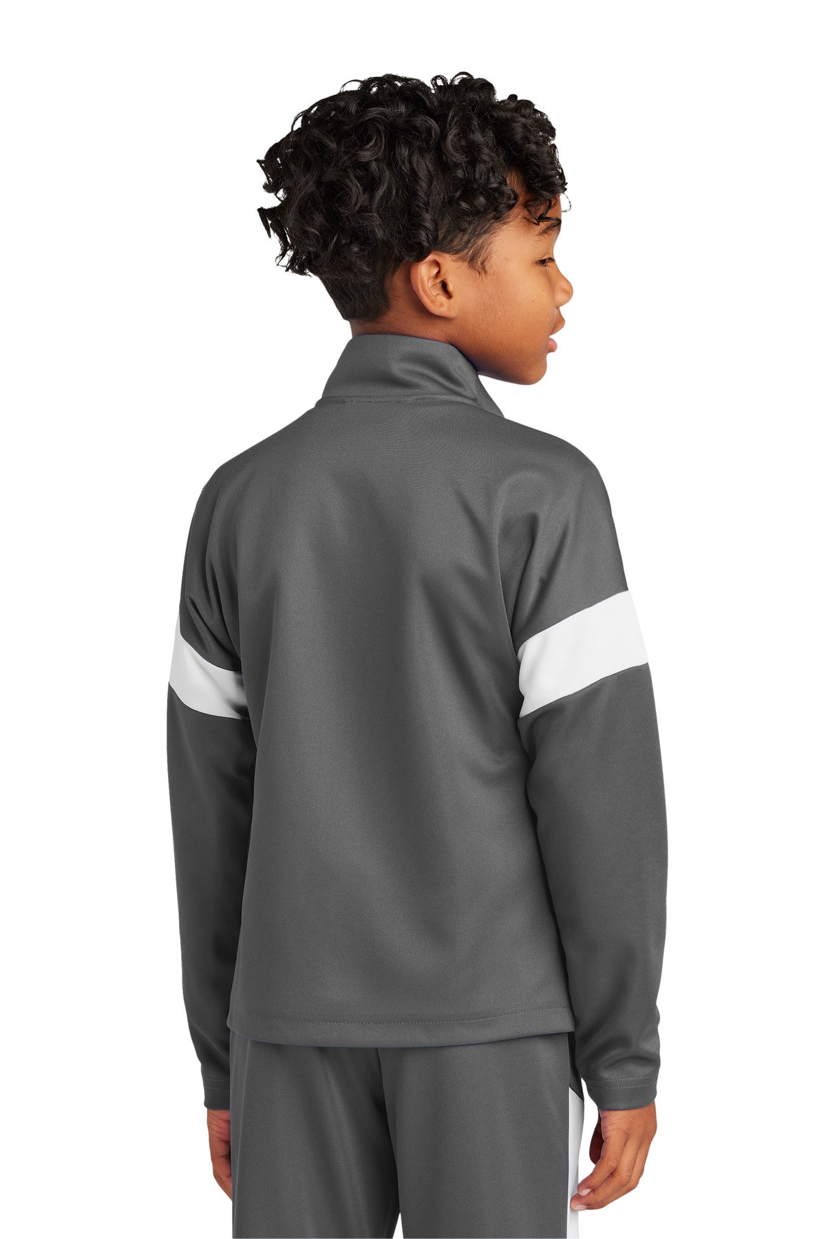 IrGy/White Sport-Tek Youth Travel Full-Zip Jacket YST800