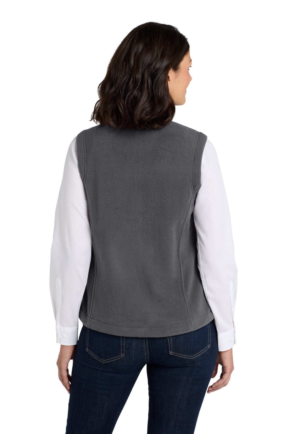 Iron Grey Port Authority Women's Value Fleece Vest. L219