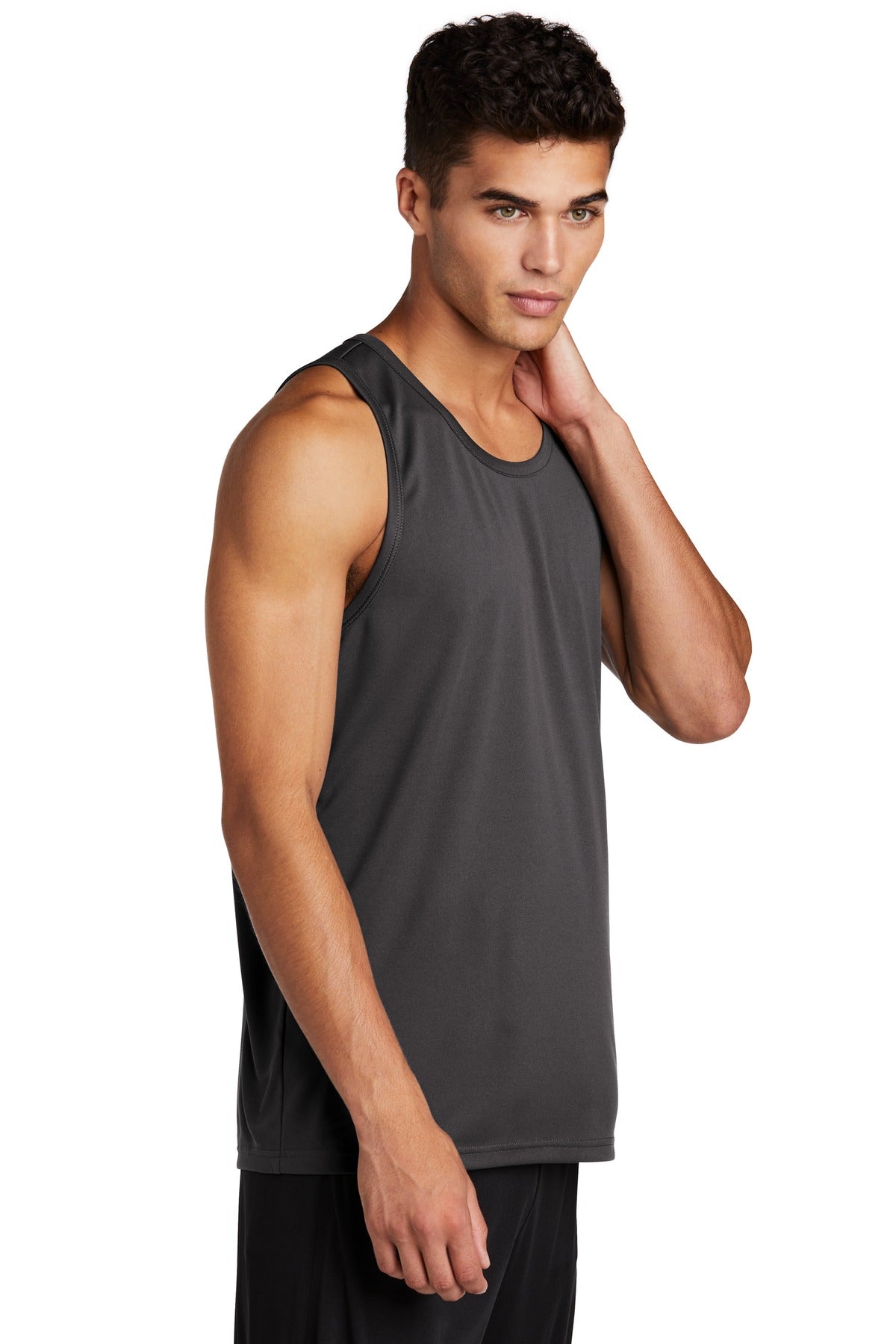 Iron Grey Sport-Tek PosiCharge Competitor Tank. ST356