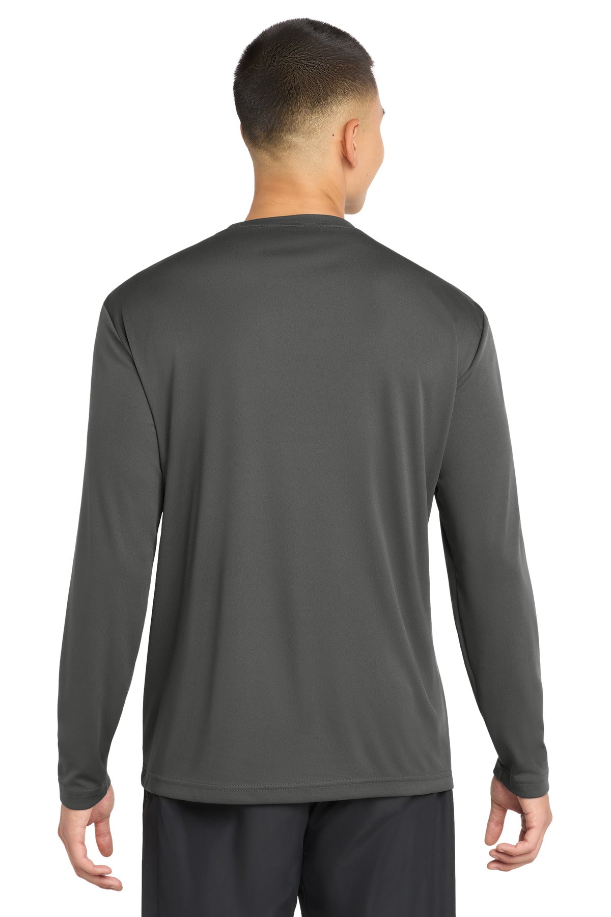 Iron Grey Sport-Tek Tall Long Sleeve PosiCharge Competitor Tee. TST350LS