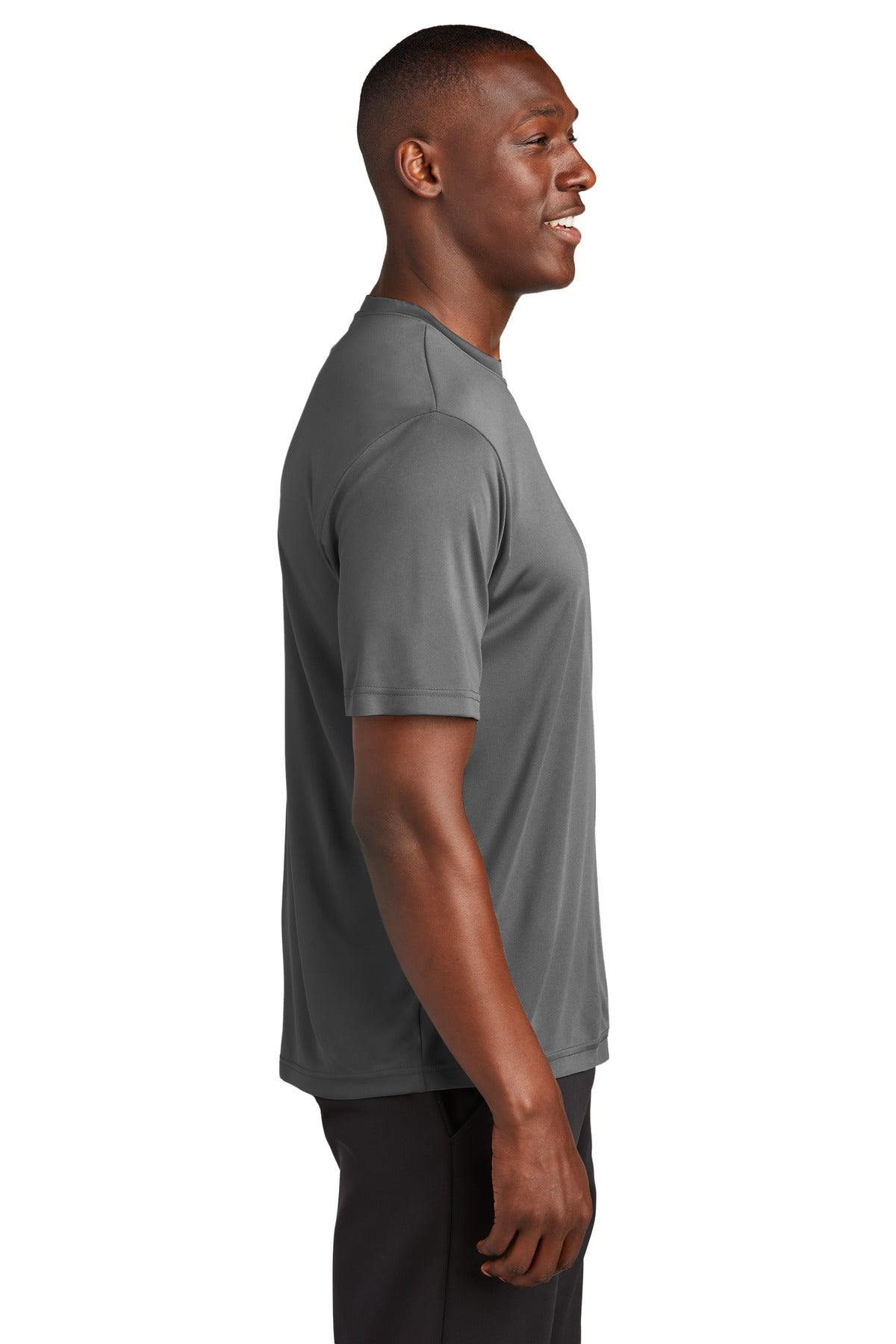 Iron Grey Sport-Tek Tall PosiCharge Competitor Tee. TST350