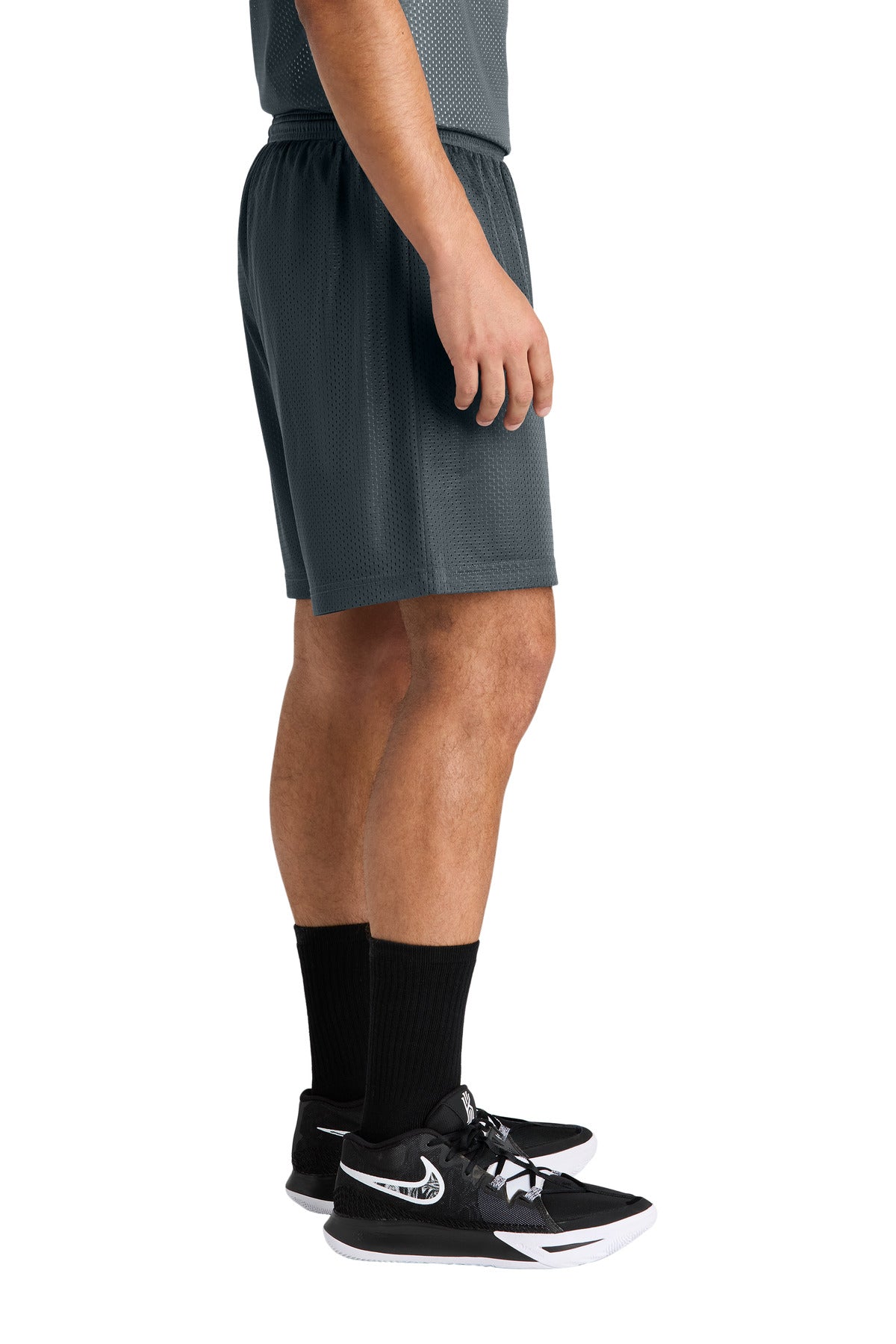 IronGrey Sport-Tek PosiCharge Mesh 7" Short ST5100