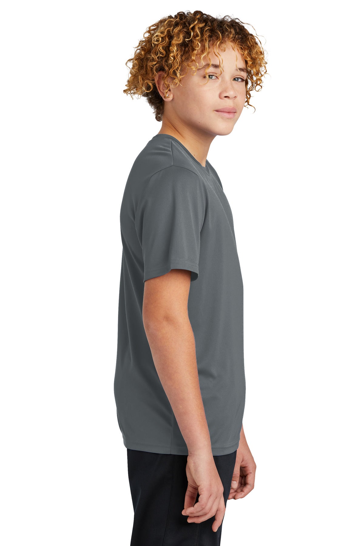 IronGrey Sport-Tek Youth PosiCharge Re-Compete Tee YST720