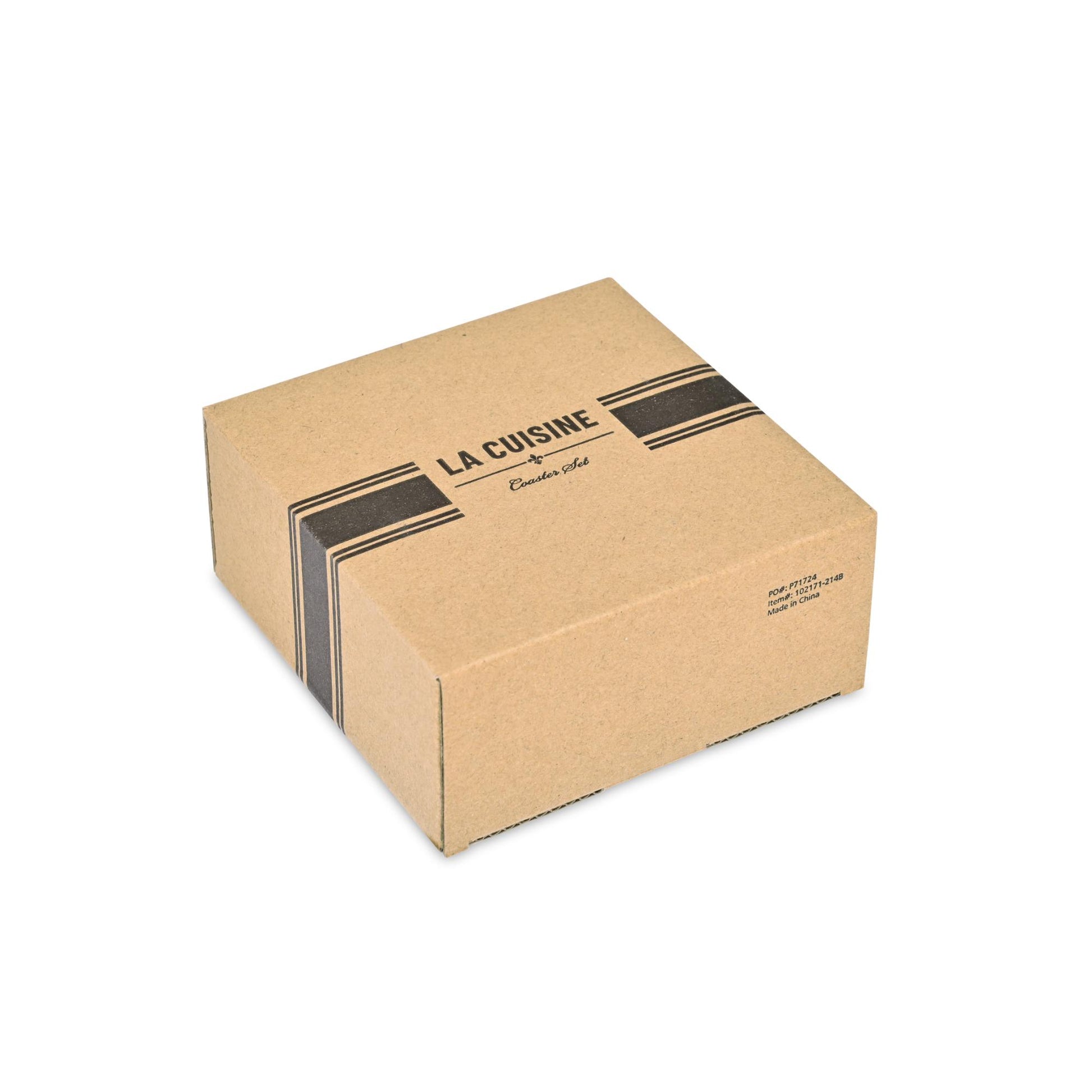 Wood La Cuisine Coaster Set