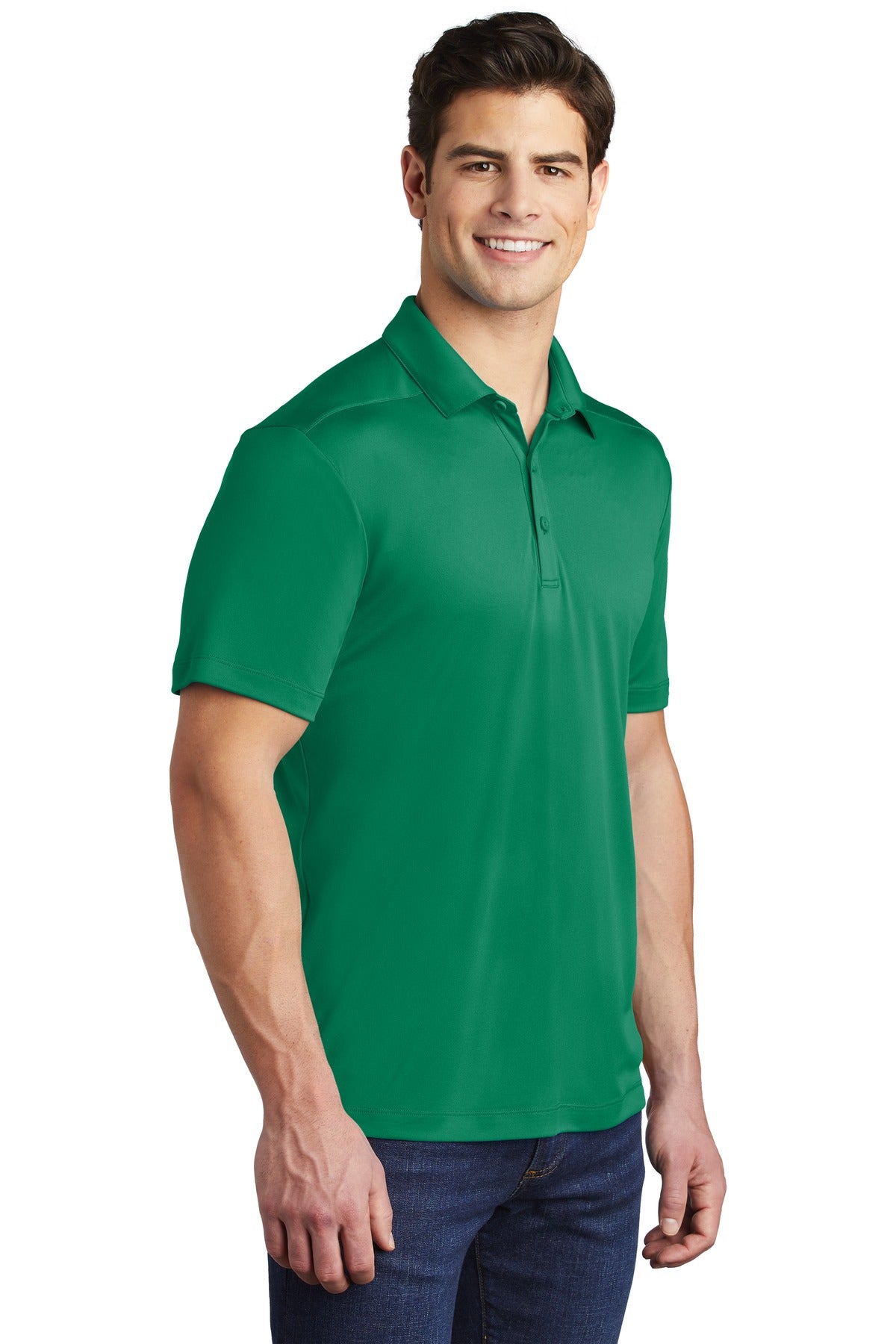 Kelly Green Sport-Tek Posi-UV Pro Polo. ST520