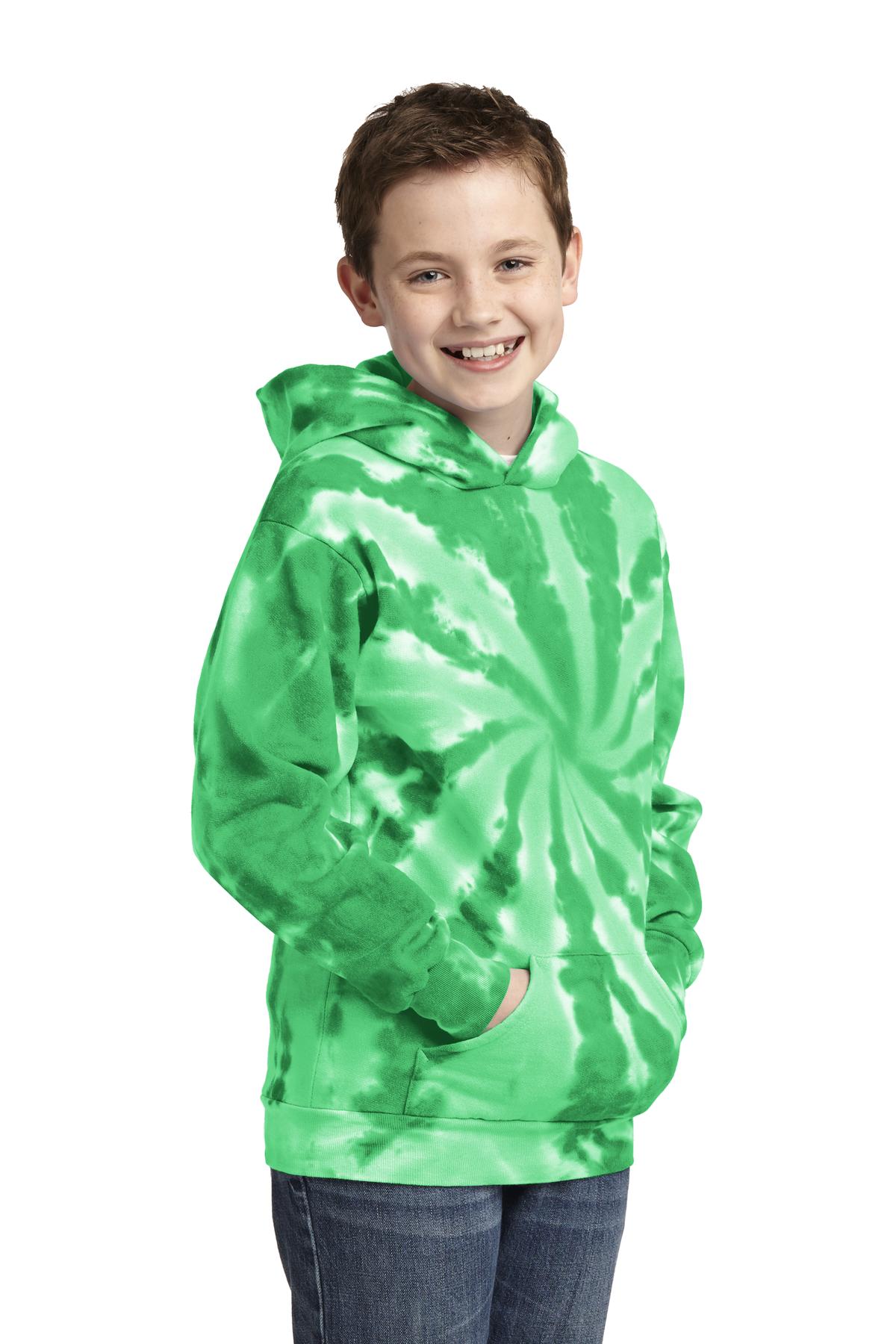 Kelly Port & Company Youth Tie-Dye Pullover Hooded Sweatshirt. PC146Y