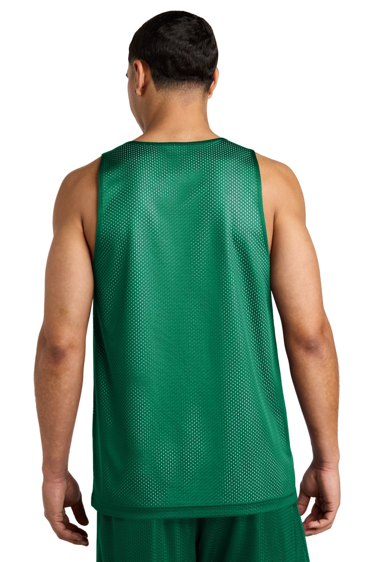 KllyGr/Wht Sport-Tek PosiCharge Reversible Mesh Tank ST5000