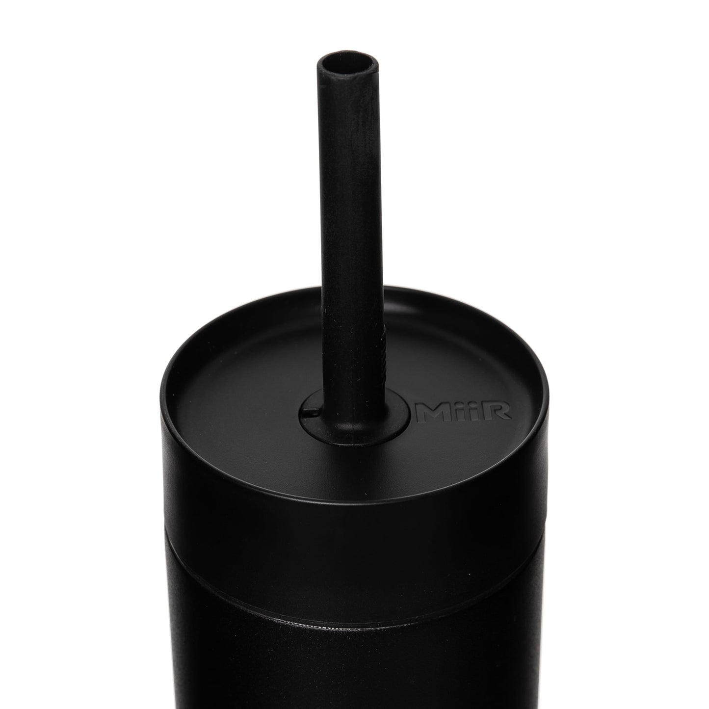 Black Powder MiiR® Sipper Straw Bottle - 16 Oz.