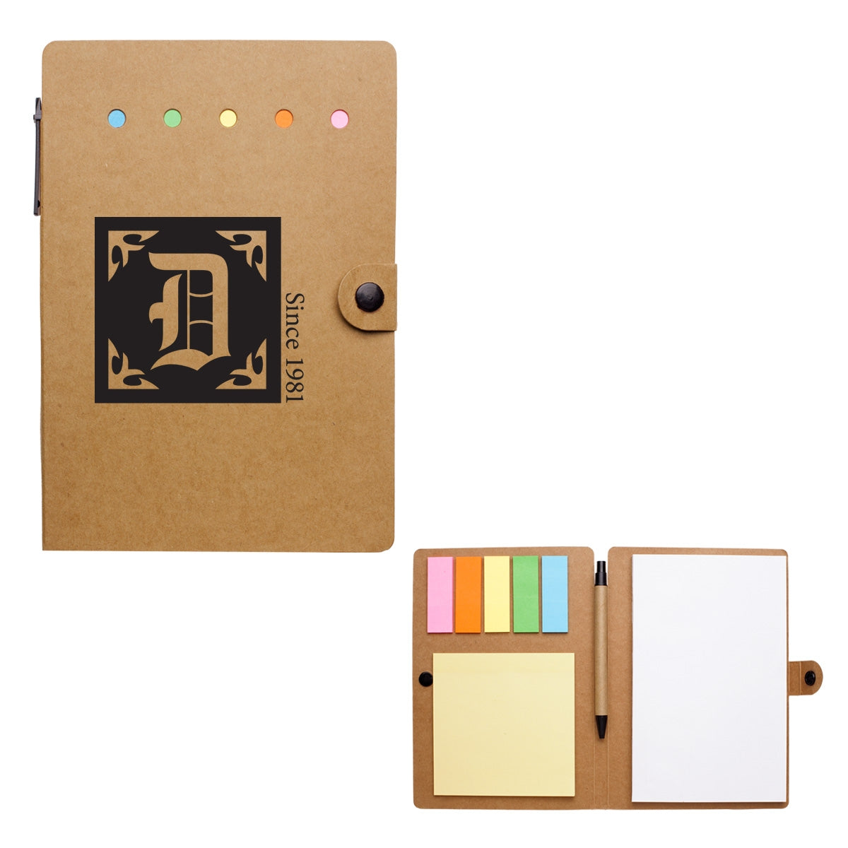Large Snap Notebook With Desk Essentials grouped