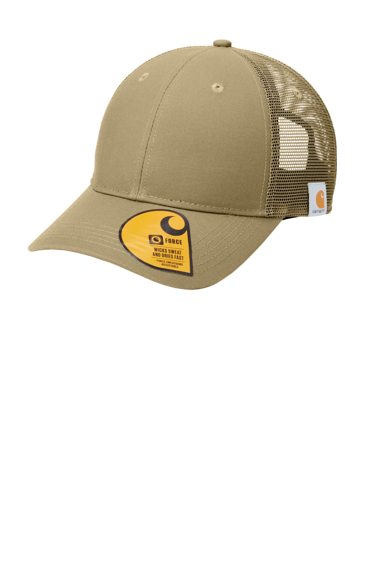 Left View of DarkKhaki Carhartt Rugged Professional Series Cap CT106687