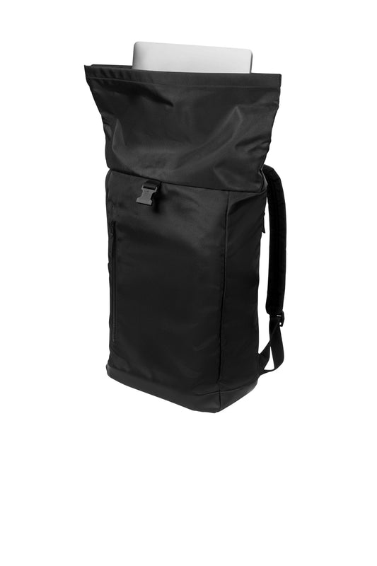 Left View of DeepBlack Mercer+Mettle Rucksack MMB201