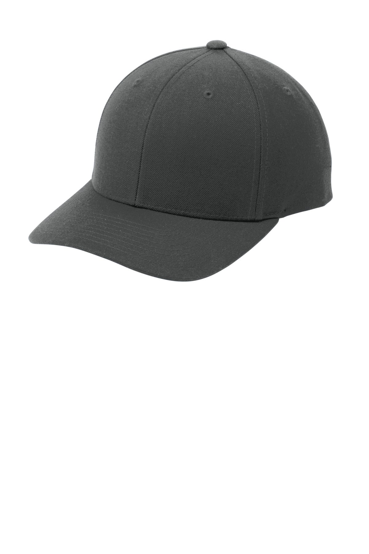 Left View of Graphite Sport-Tek YP Classics Curve Bill Snapback Cap. STC43