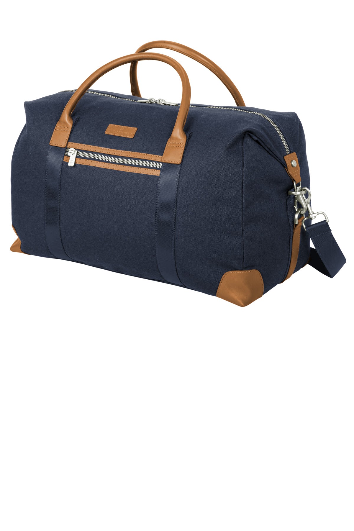 Left View of NavyBlazer Brooks Brothers Wells Duffel BB18880