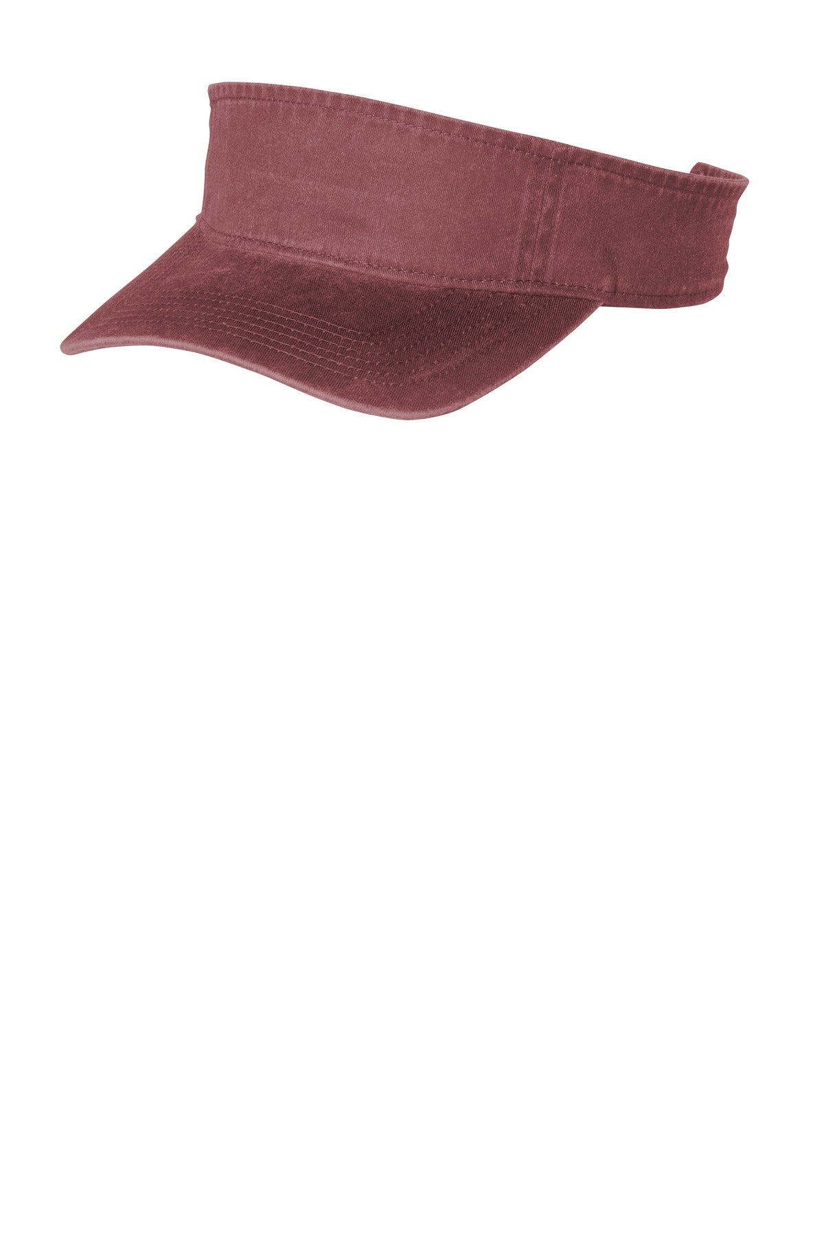 Left View of Red Rock Port Authority Beach Wash Visor. C944