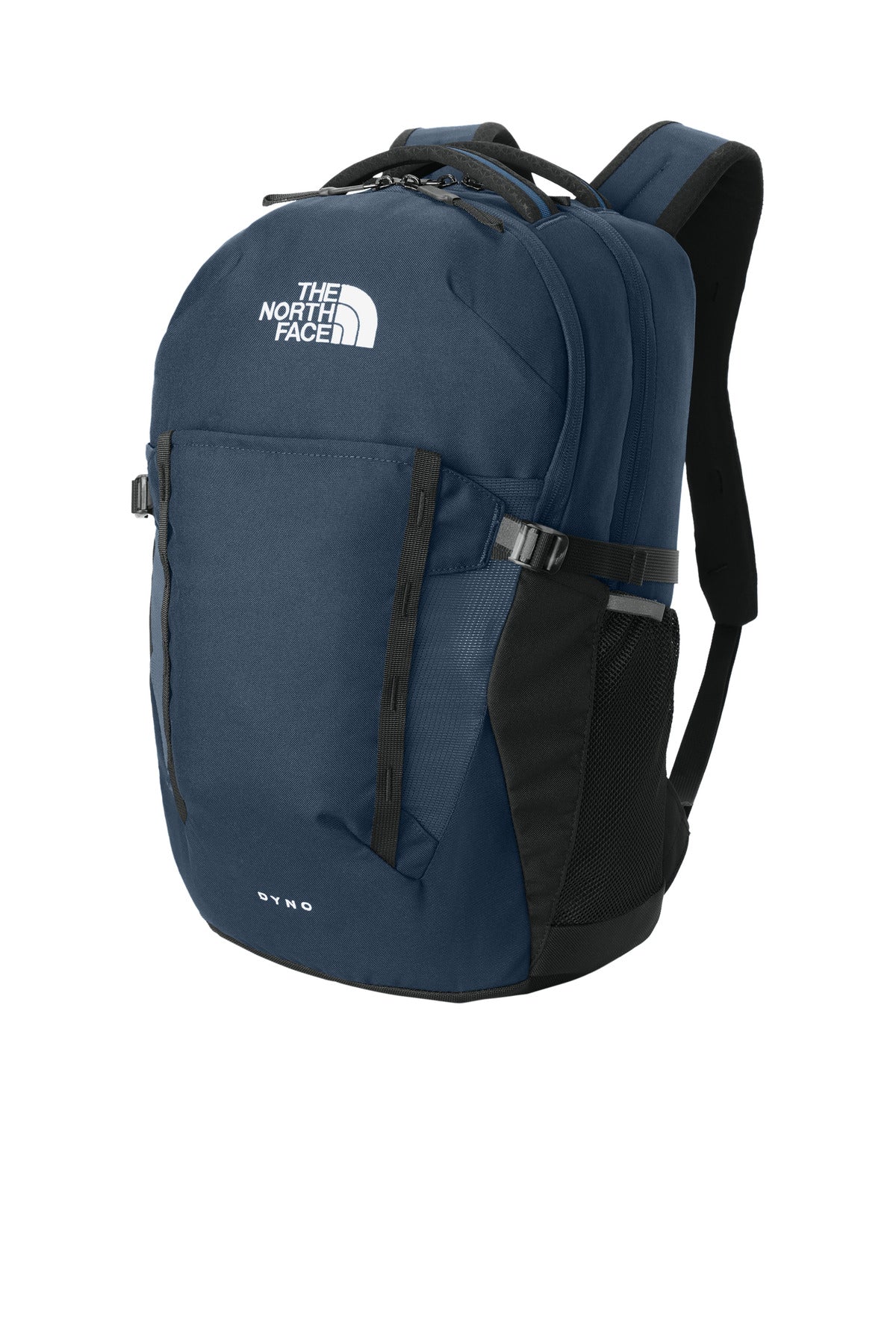Left View of SummitNavy The North Face Dyno Backpack. NF0A52S7