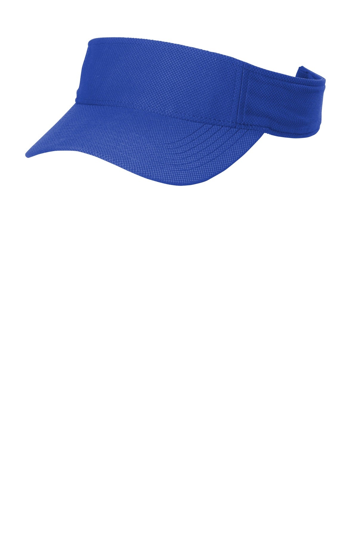 Left View of True Royal Sport-Tek Action Visor. STC51