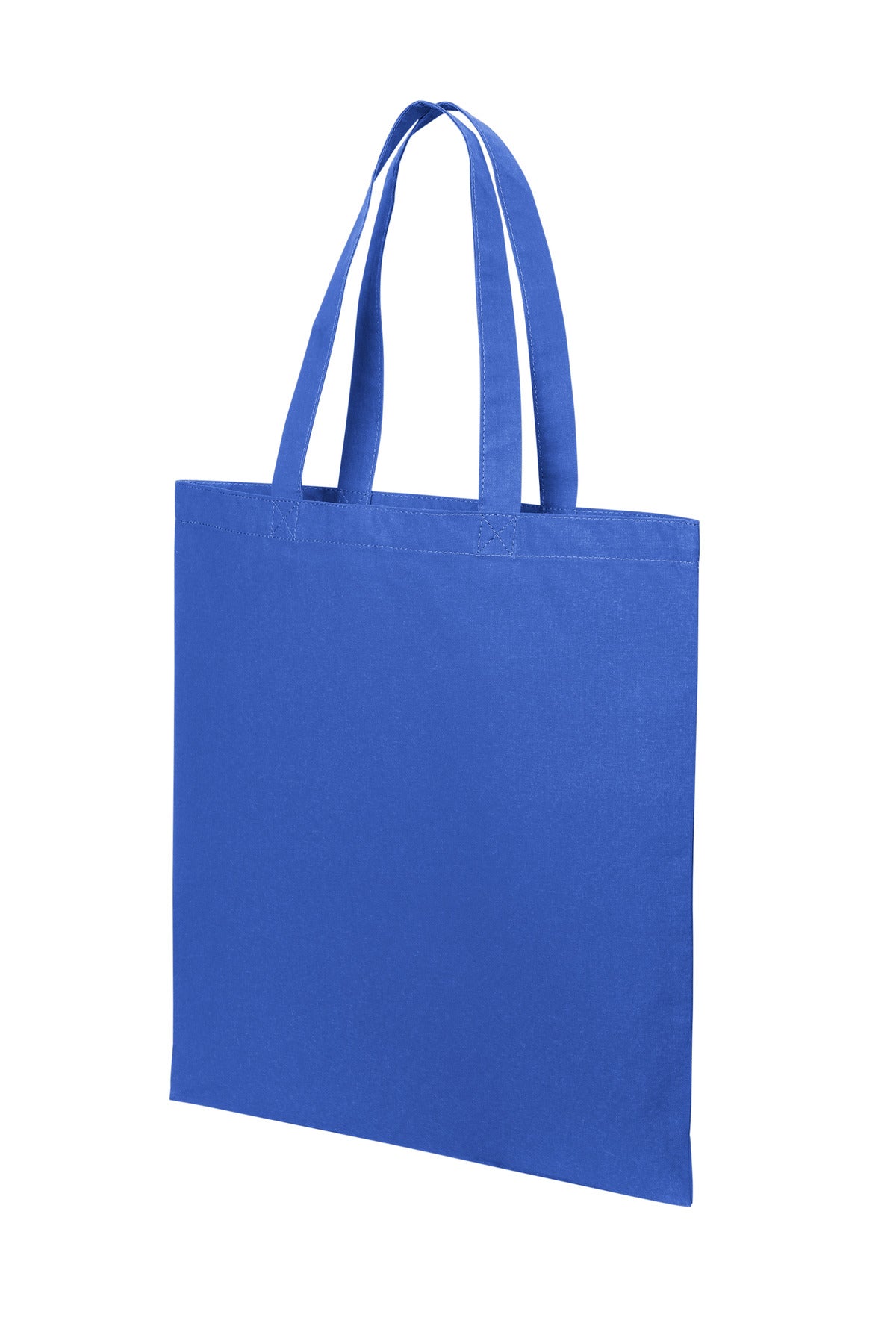 Left View of TrueRoyal Port Authority Core Cotton Tote BG1500