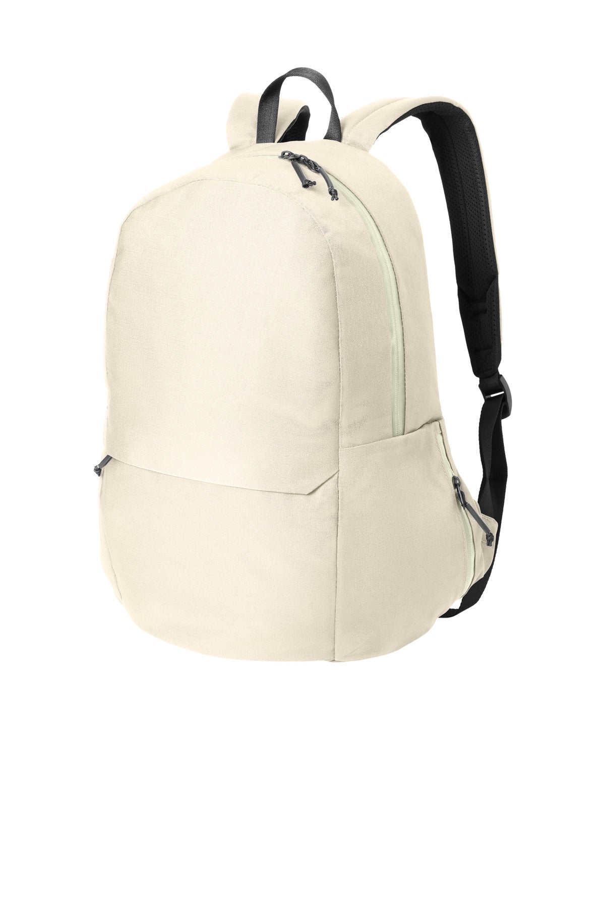 Left View of WarmQuartz Mercer+Mettle Claremont Backpack MMB210