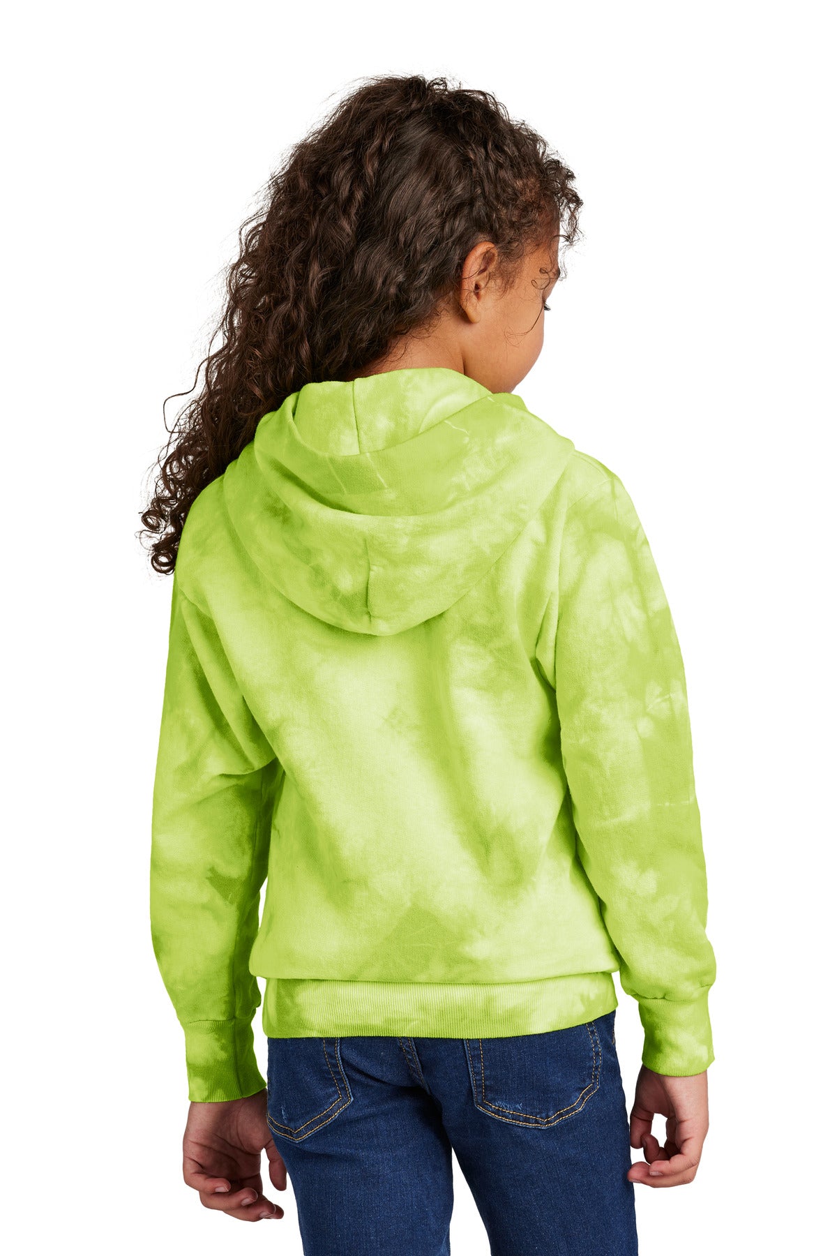 LemonLime Port & Company Youth Crystal Tie-Dye Pullover Hoodie PC144Y