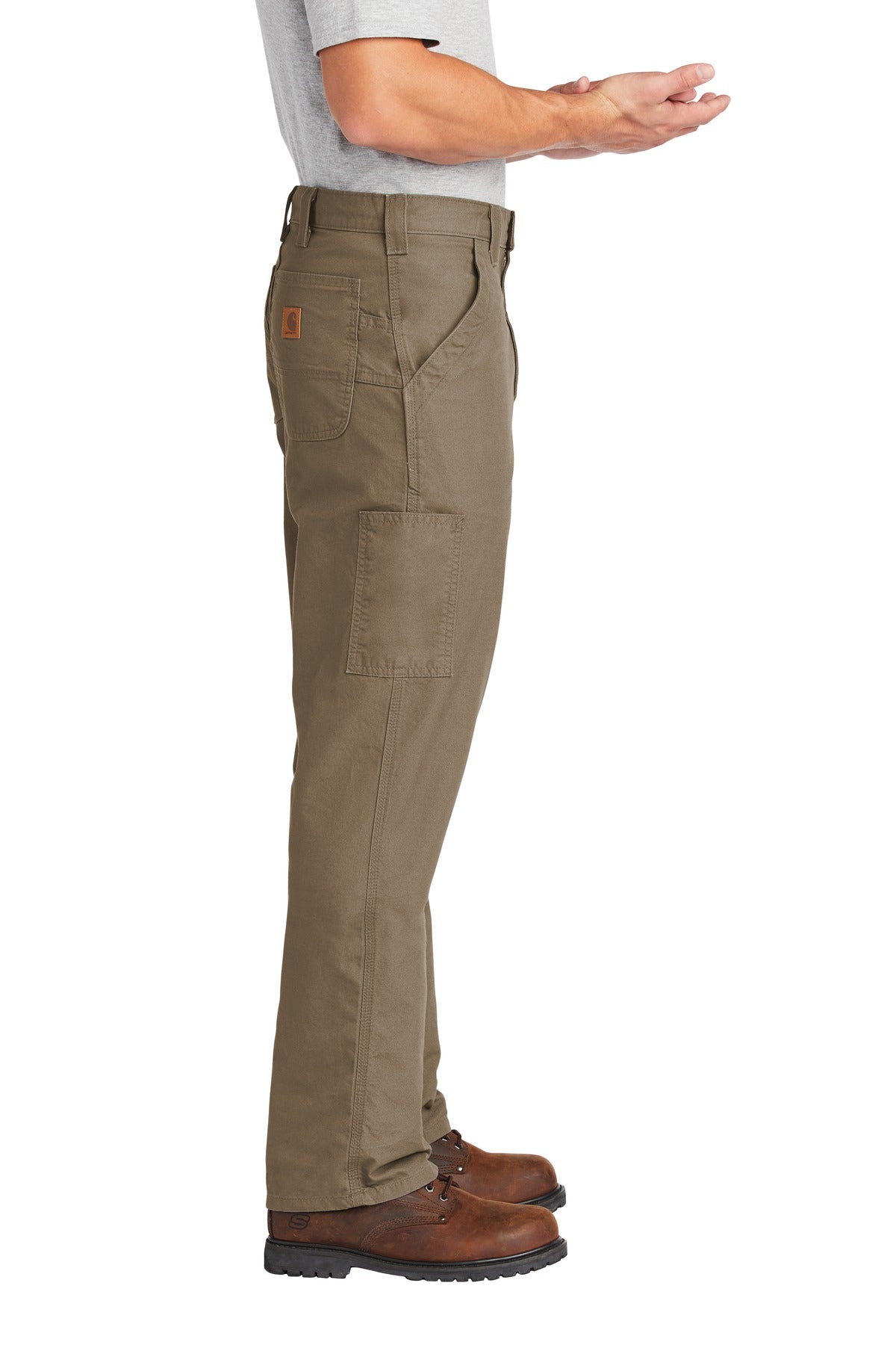 Light Brown Carhartt Canvas Work Dungaree. CTB151