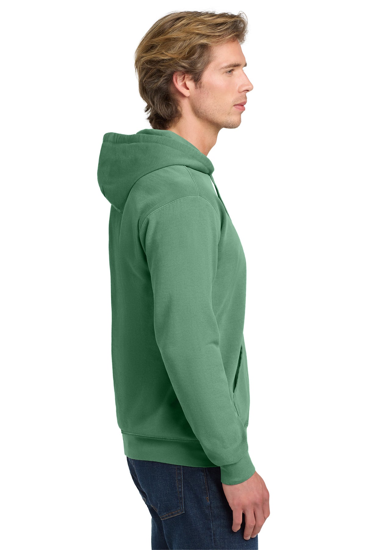Light Green COMFORT COLORS Ring Spun Hooded Sweatshirt. 1567