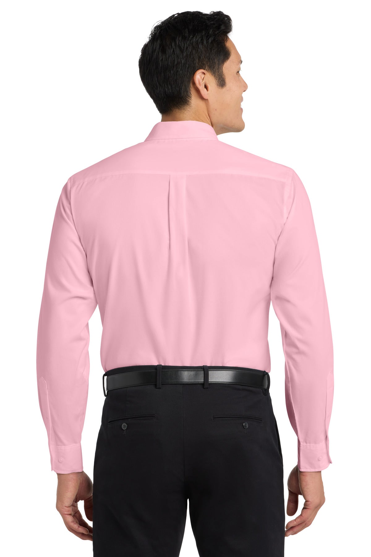 Light Pink Port Authority Extended Size Long Sleeve Easy Care Shirt S608ES