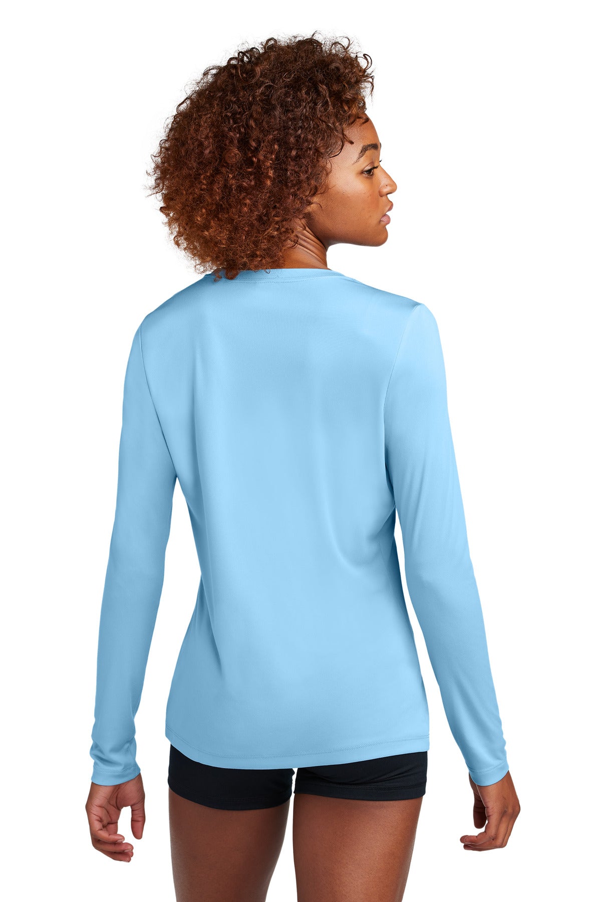LightBlue Sport-Tek Women's Posi-UV Pro Long Sleeve LST420LS