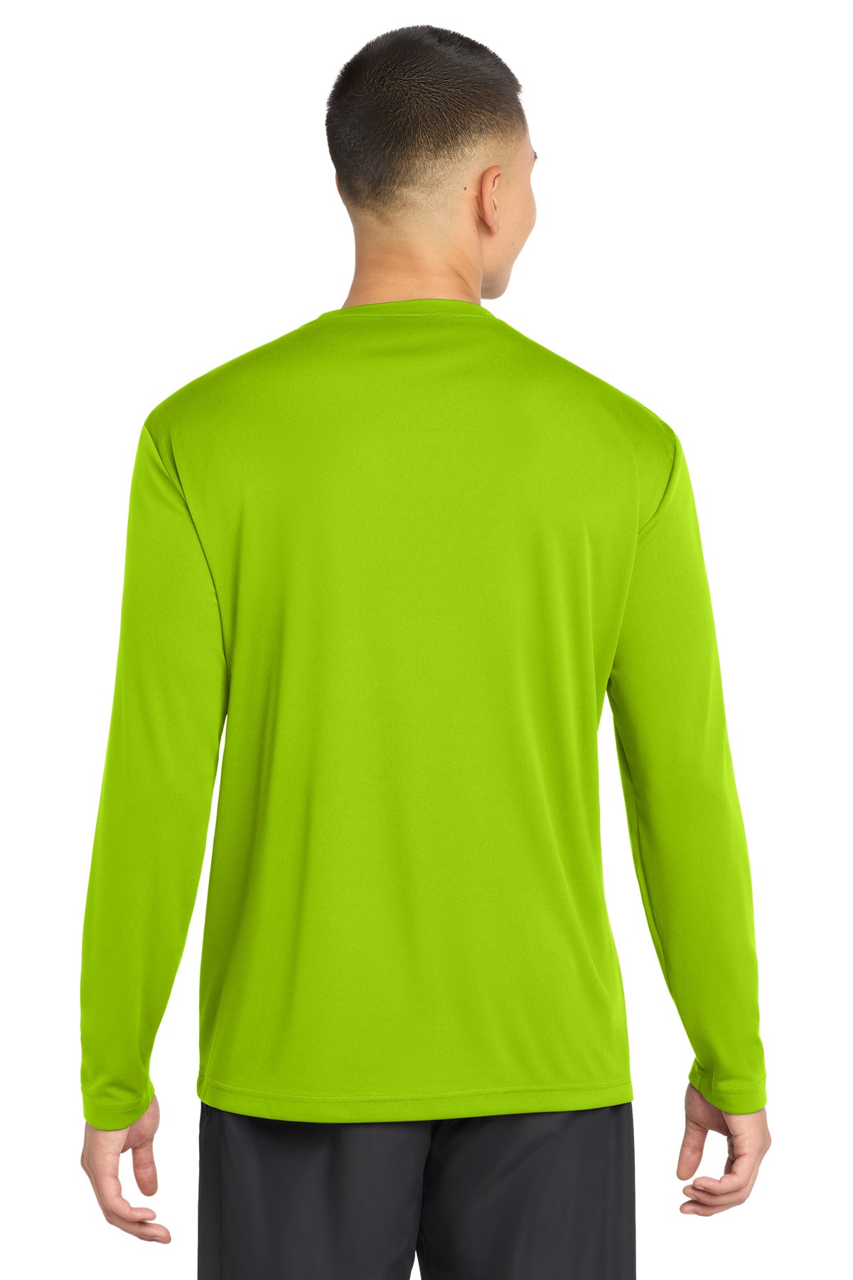 Lime Shock Sport-Tek Tall Long Sleeve PosiCharge Competitor Tee. TST350LS