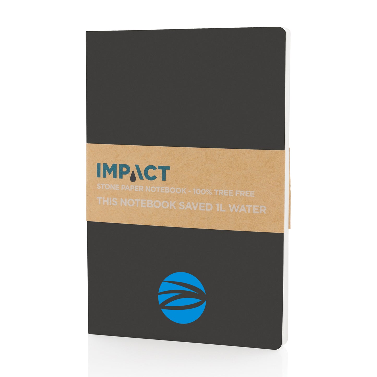 Black Impact Softcover Stone Paper Notebook A5