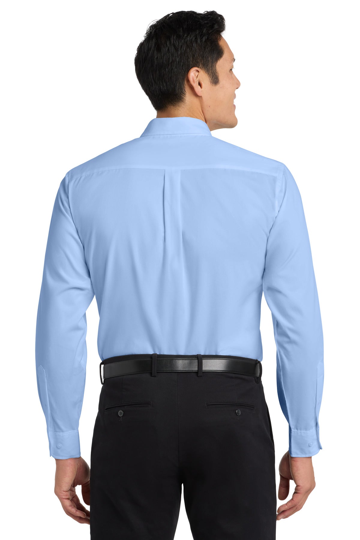 Lt Blue/Lt Stn Port Authority Extended Size Long Sleeve Easy Care Shirt S608ES