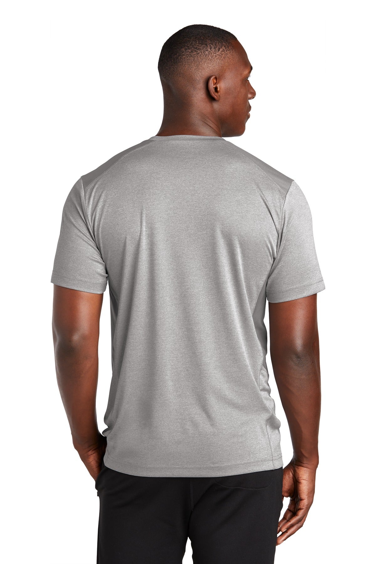 Lt Gry He/L Gy Sport-Tek Endeavor Tee. ST465