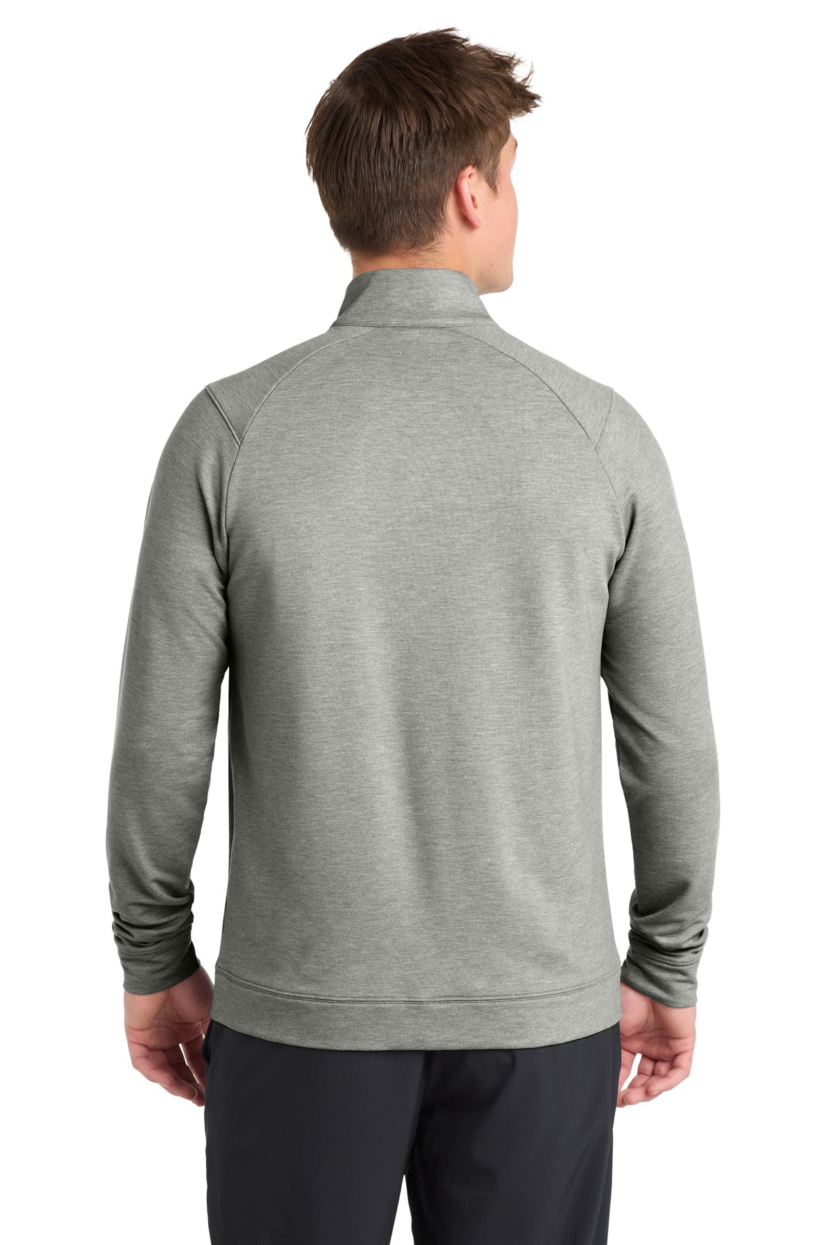 LtGreyHt Sport-Tek Sport-Wick Flex Fleece Full-Zip. ST560