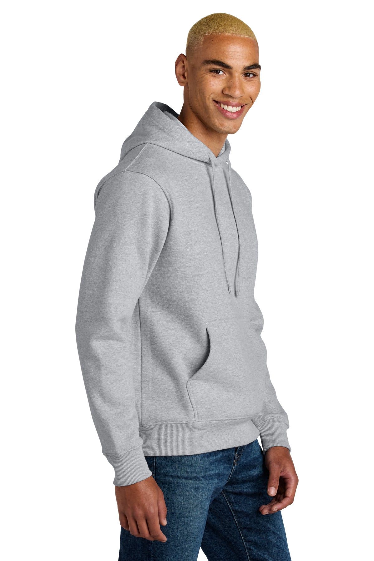 LtHtGry District V.I.T. Super Heavyweight Fleece Hoodie DT6600