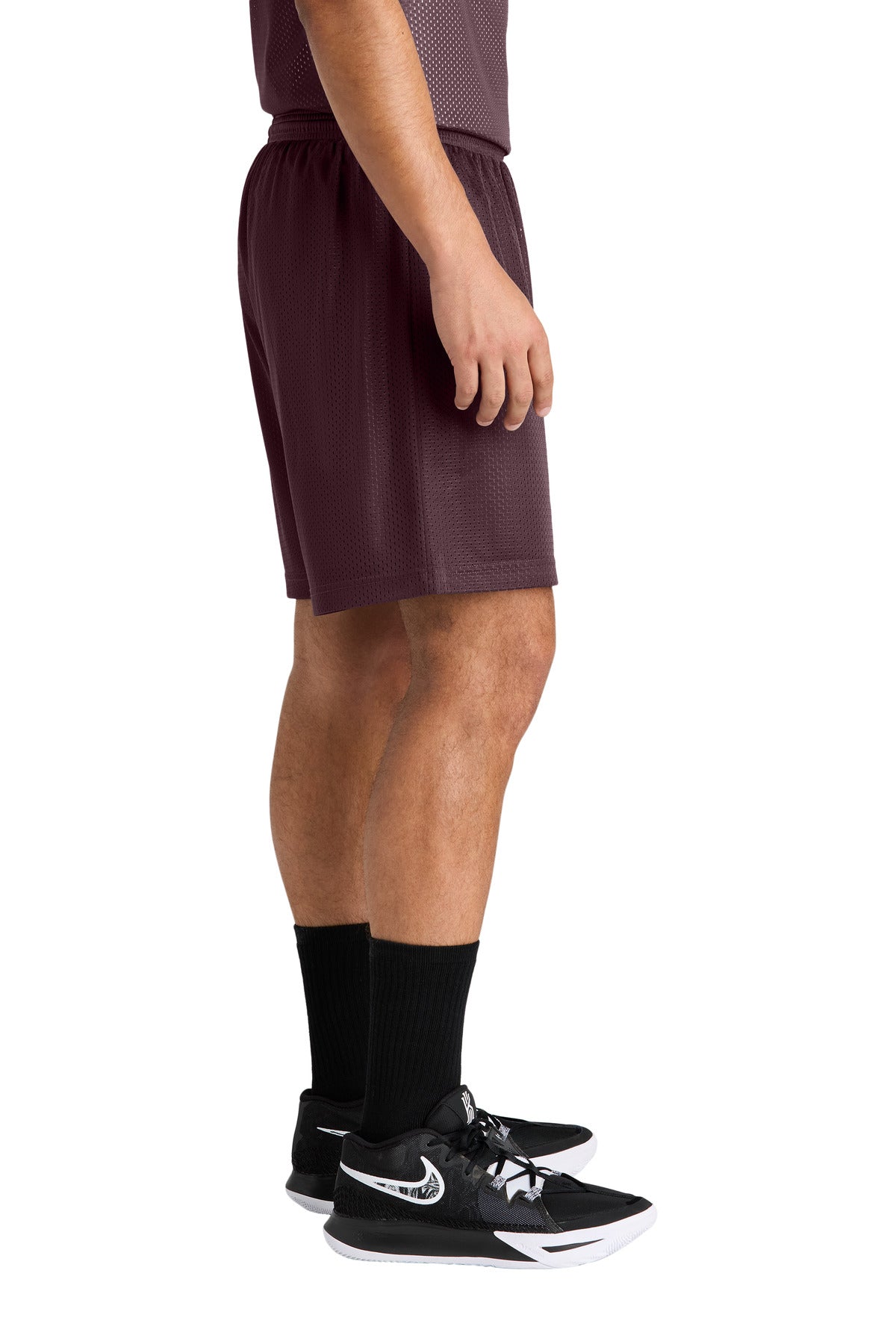 Maroon Sport-Tek PosiCharge Mesh 7" Short ST5100