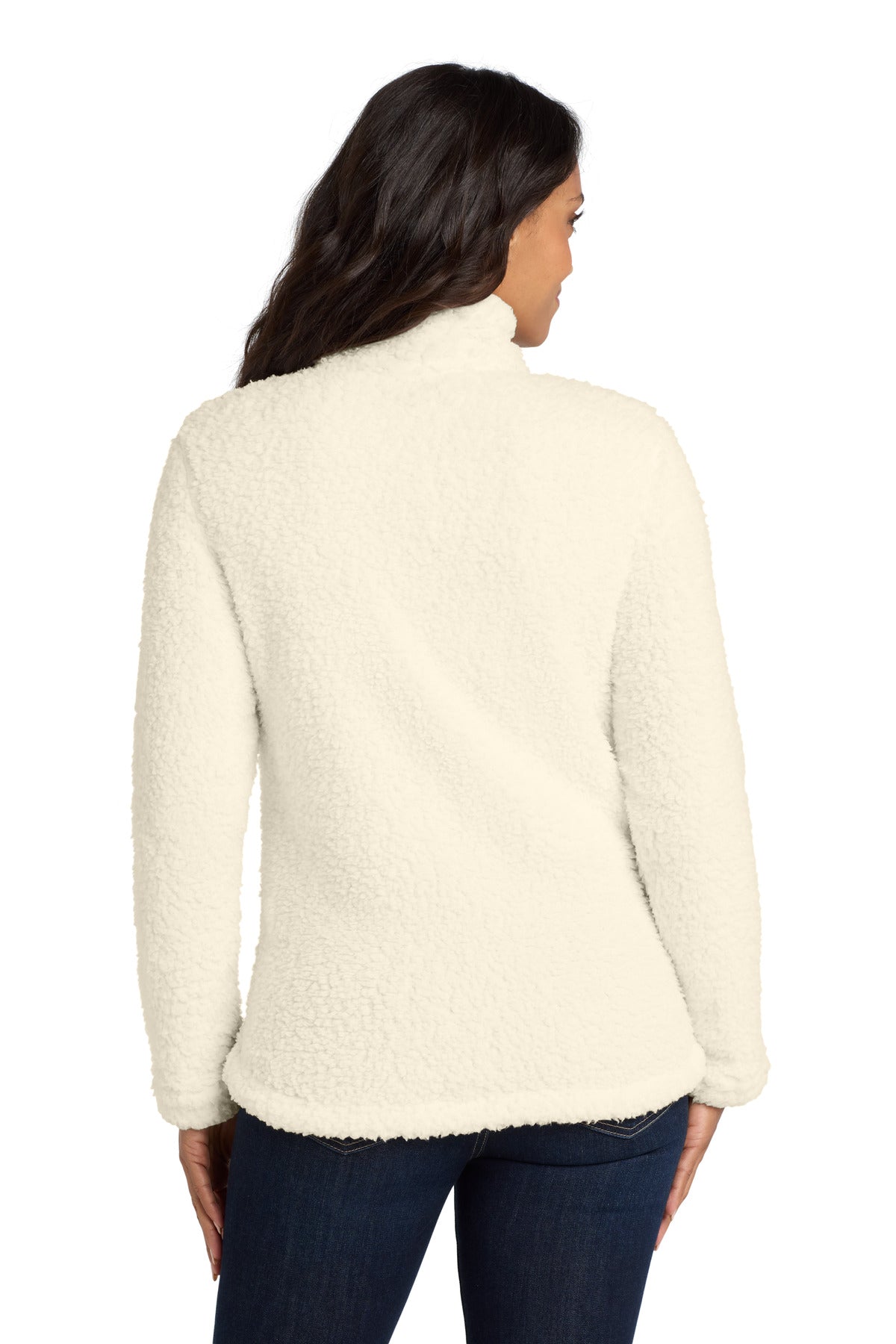 Marshmllw Port Authority Women's Cozy 1/4-Zip Fleece L130