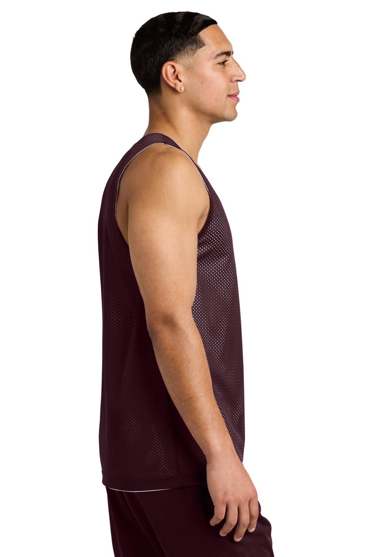 Mar/White Sport-Tek PosiCharge Reversible Mesh Tank ST5000